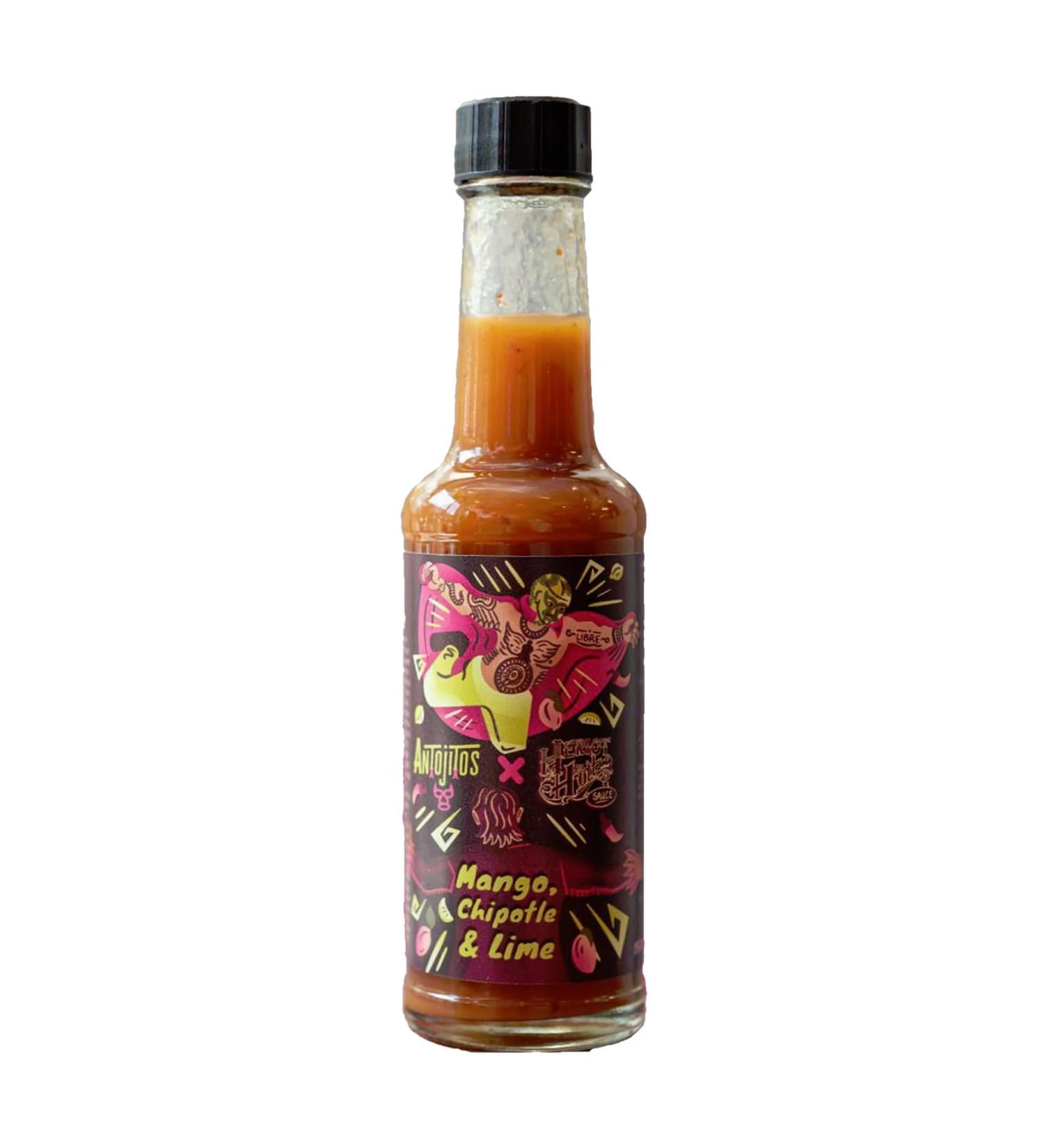 Heriot Hott Mango Chipotle Lime Sweet Chilli Pepper Sauce Vegan 150ml