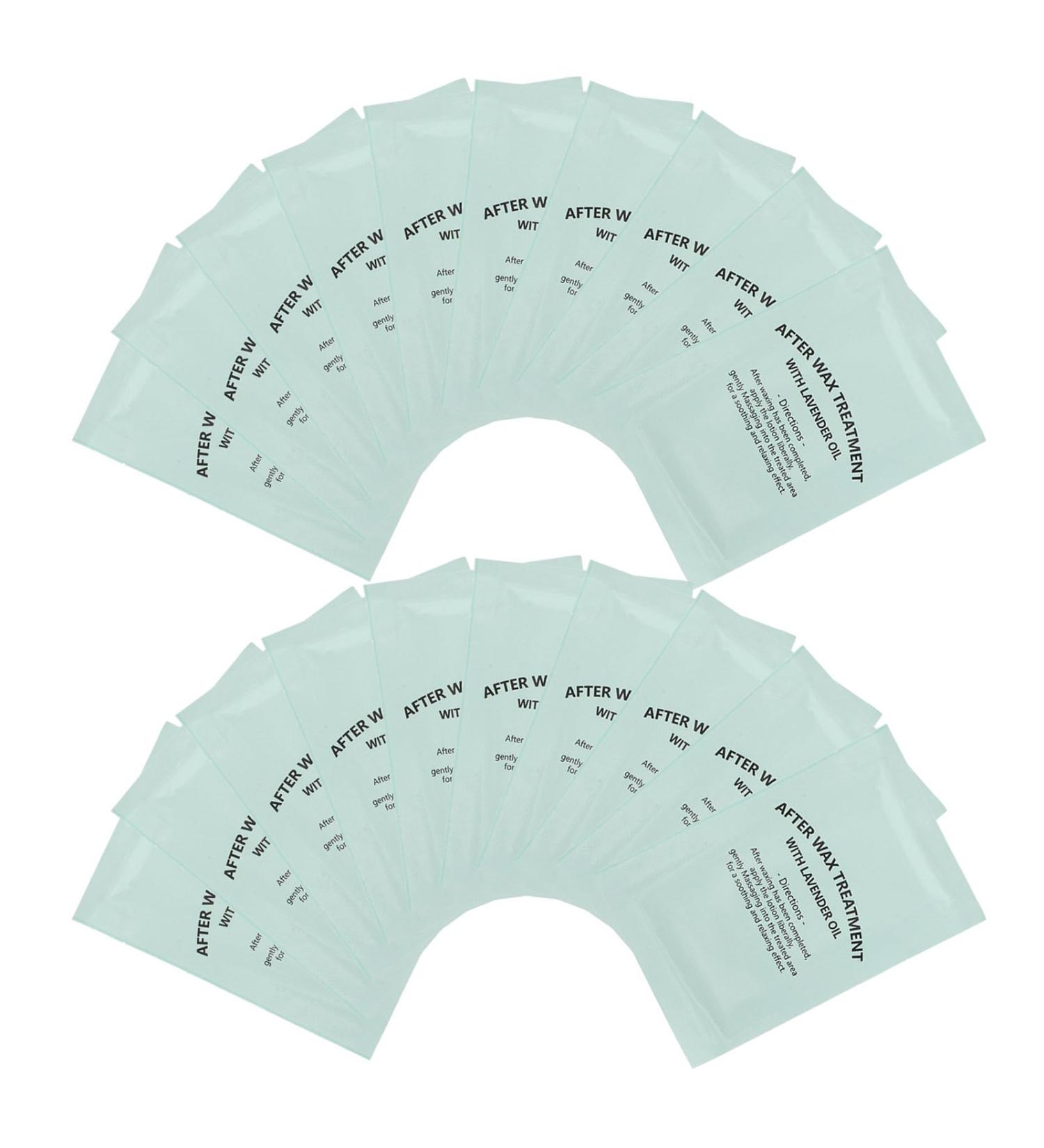 Lingettes Post- pilation 20 Pi ces Dissolvantes de Cire Huileuses Non Grasses pour Soins Apaisants et Nettoyage Facile Apr s pilation Bras Jambes et Visage - Buy Online on GoSupps.com