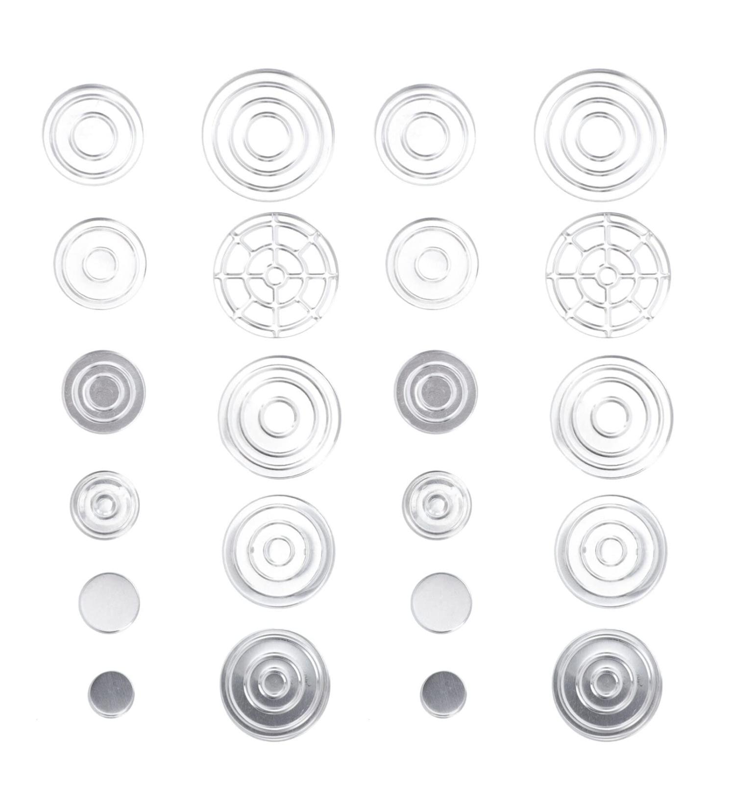 Lurrose 22pcs Empty Metal Pans Palette - Refillable Watercolor & Makeup Organizer - Buy Online on GoSupps.com