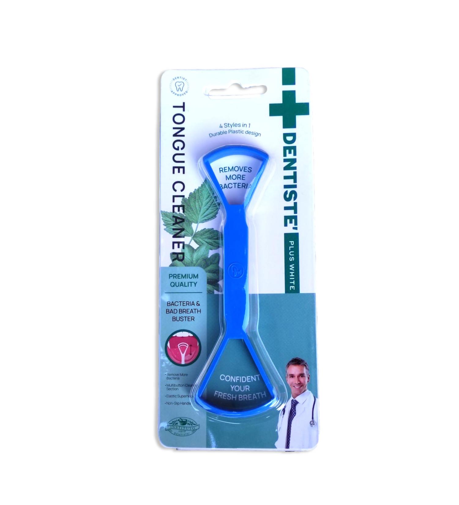 Buy Tongue Scraper for Adults & Kids - BreathRX Plastic Tongue Cleaner for Bad Breath | Easy to Use Hygiene Tool - 2 Sizes in 1 - Buy Online on GoSupps.com