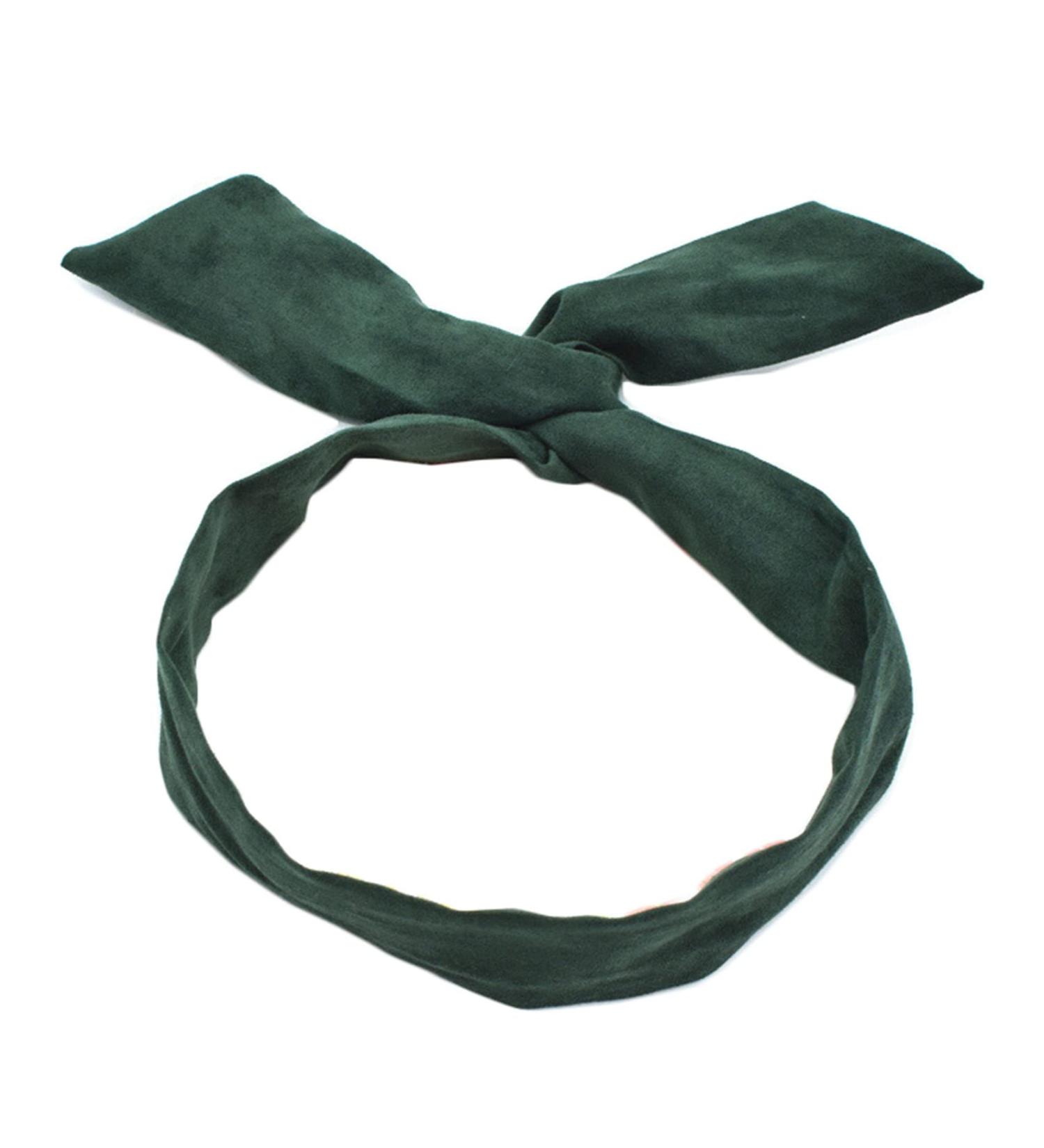 Anawakia Vintage Hair Bow Headband Wire Headband Women Colour Flexible Wire Headbands Hair Accessories Hair Band (Dark Green) - Buy Online on GoSupps.com