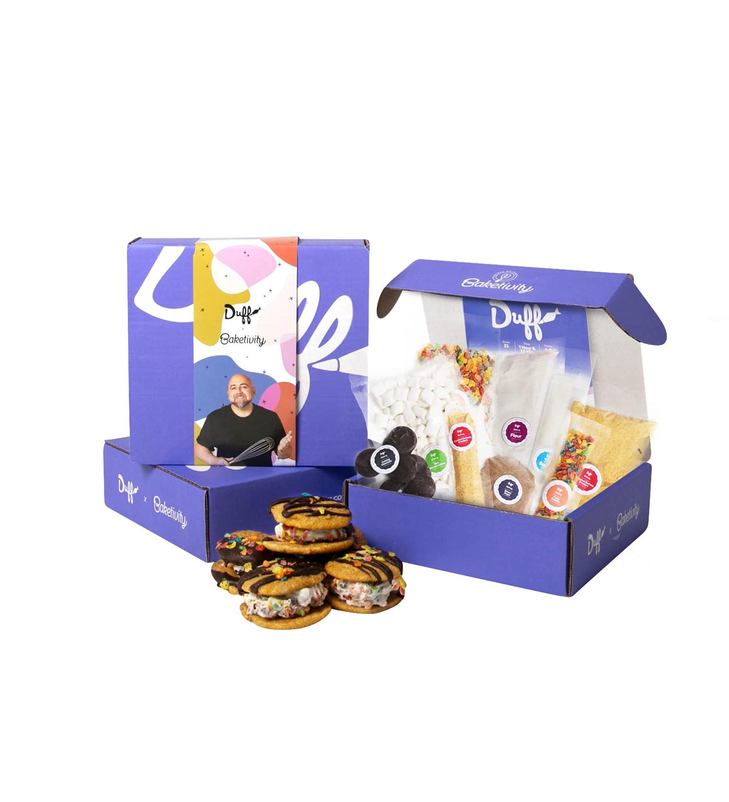 Duff Goldman DIY Baking Set for Kids by Baketivity - S mores Sandwich Cookie Kit | Fun Family Activity | Perfect Gift for All Ages - Buy Online on GoSupps.com