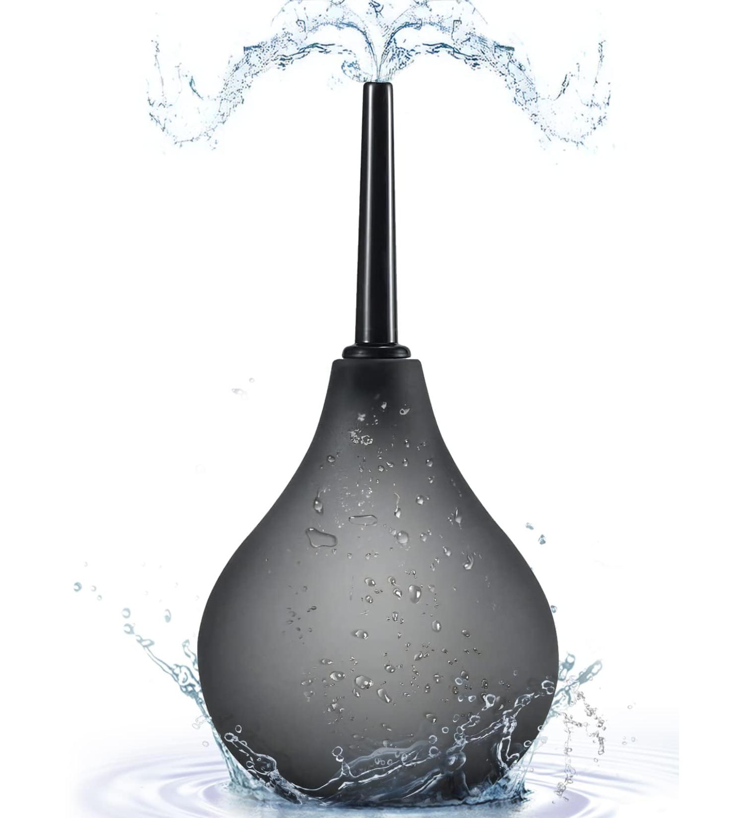 Enema Douche Anti Back-Flow Kit | Portable Enema Bulb with 7 Spouts | Reusable Vaginal Cleaner for Men & Women - International Shipping Available - Buy Online on GoSupps.com