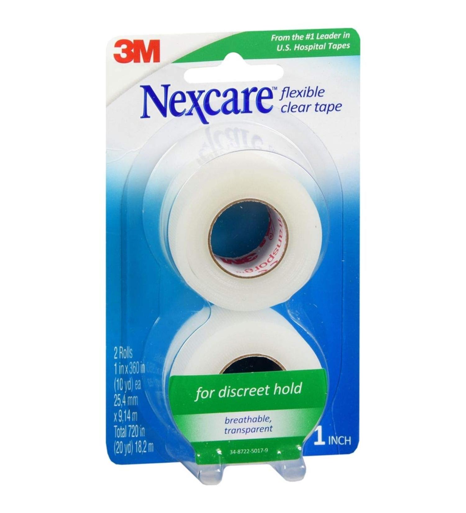 3m Nexcre Flex Clr FST Ad Size 2pack 3m Nexcre Flex Clear First Aid Tape 1 X 10yd 2pk