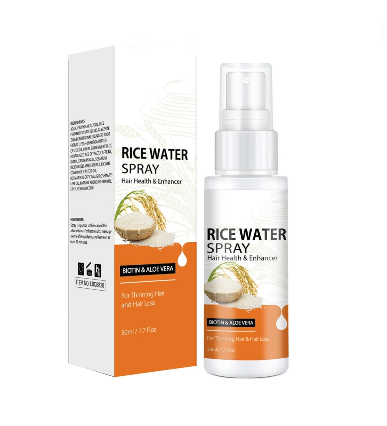 Vawolecy Strengthening Scalp Nebulizer with Rice Water For visual density and hair shaft care 50ml Spray - Buy Online on GoSupps.com