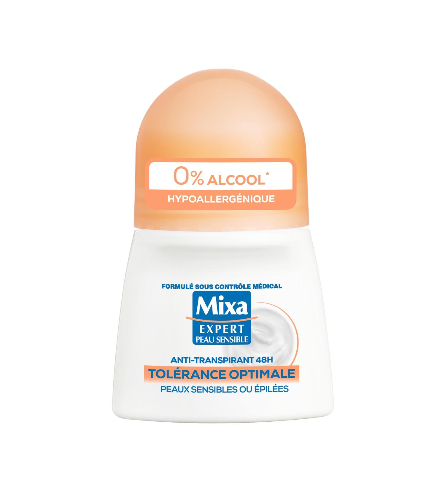 Mixa Anti-Transpirant Bille 48H Tol rance Optimale 50 ml (Lot de 1) - Buy Online on GoSupps.com