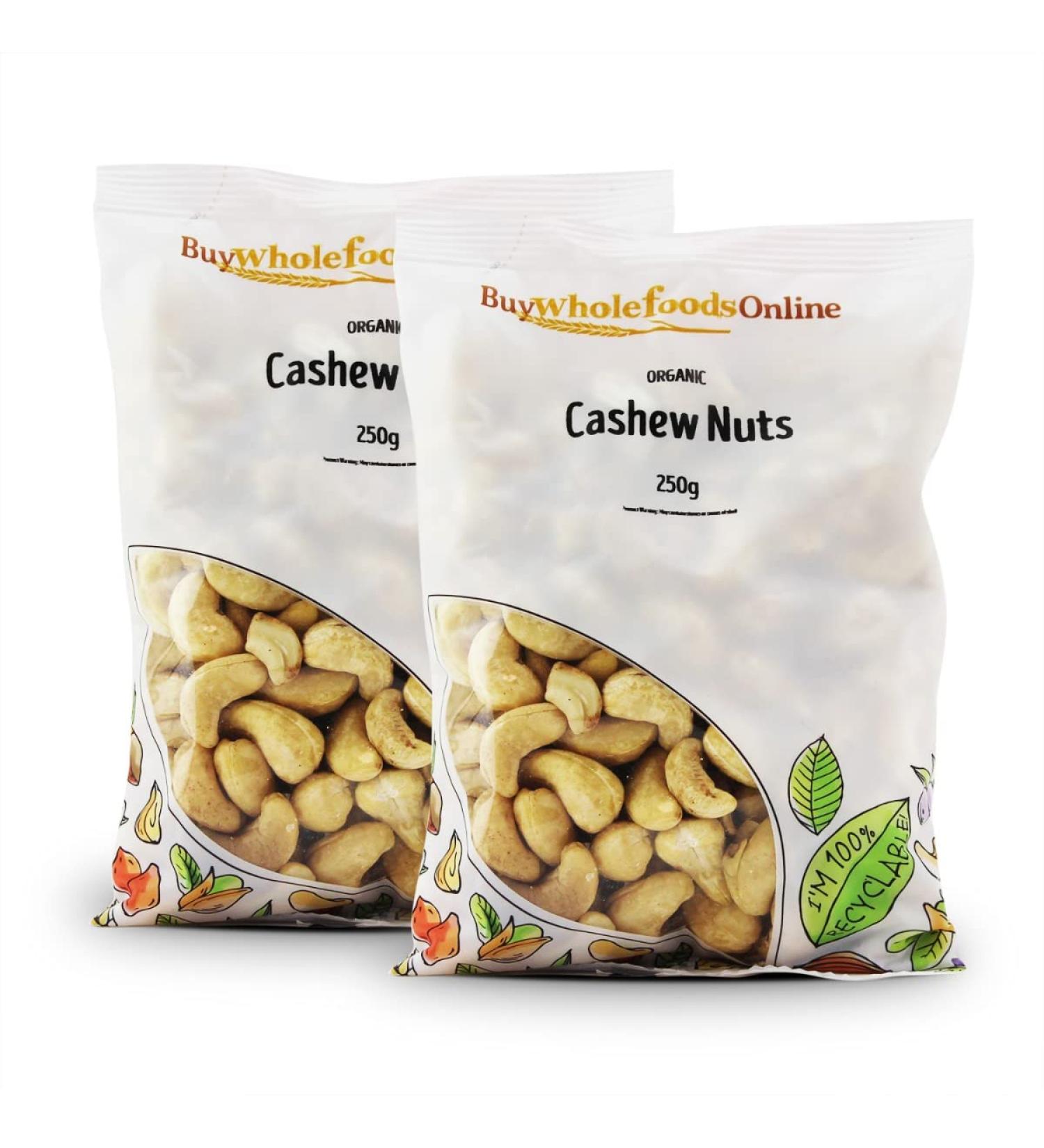 Organic Cashew Nuts 500g (BWFO)