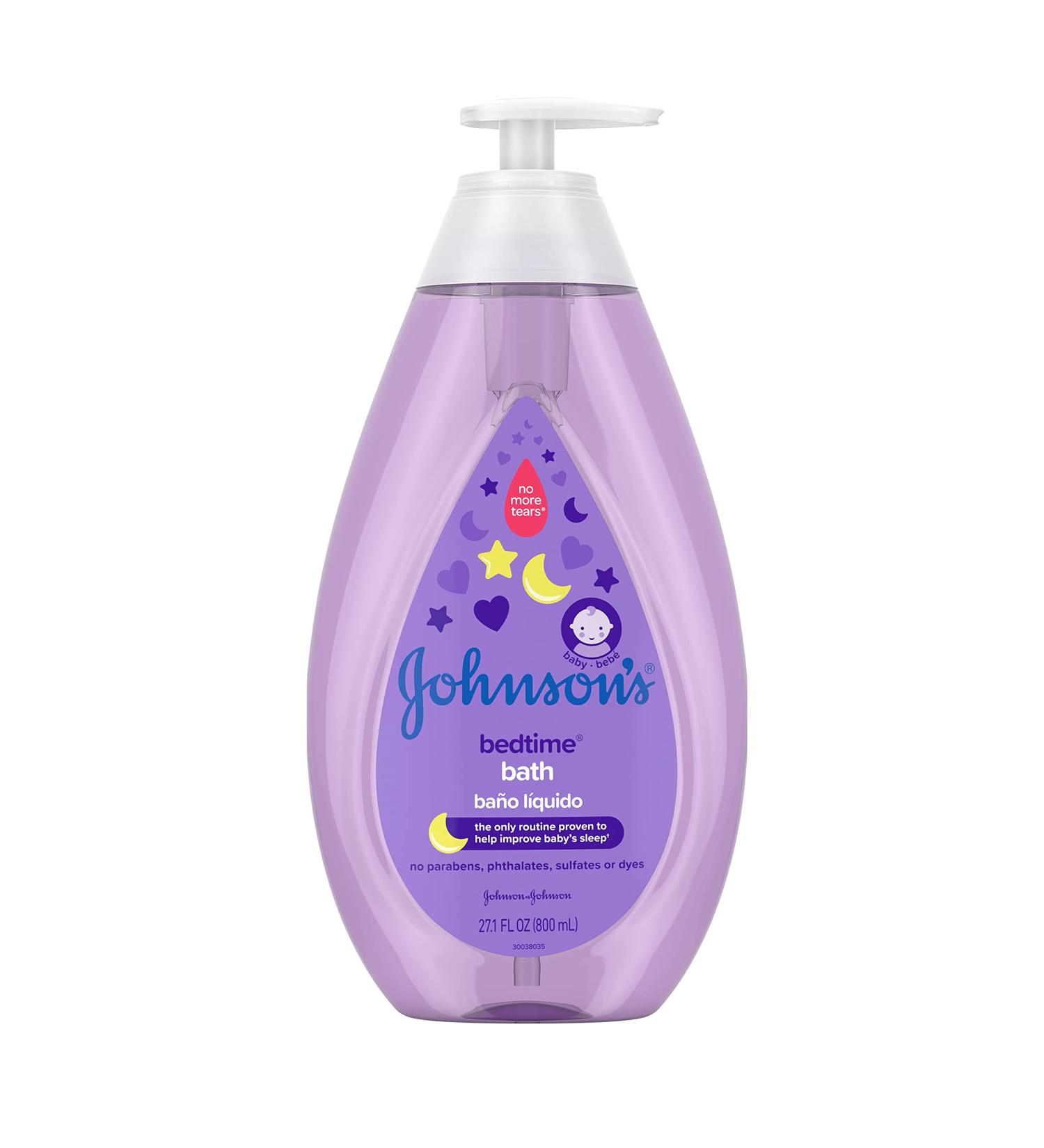 Johnson's Bedtime Baby Bath 27.1 fl. oz - Hypoallergenic & Tear Free Formula with NaturalCalm Aromas - Buy Online on GoSupps.com