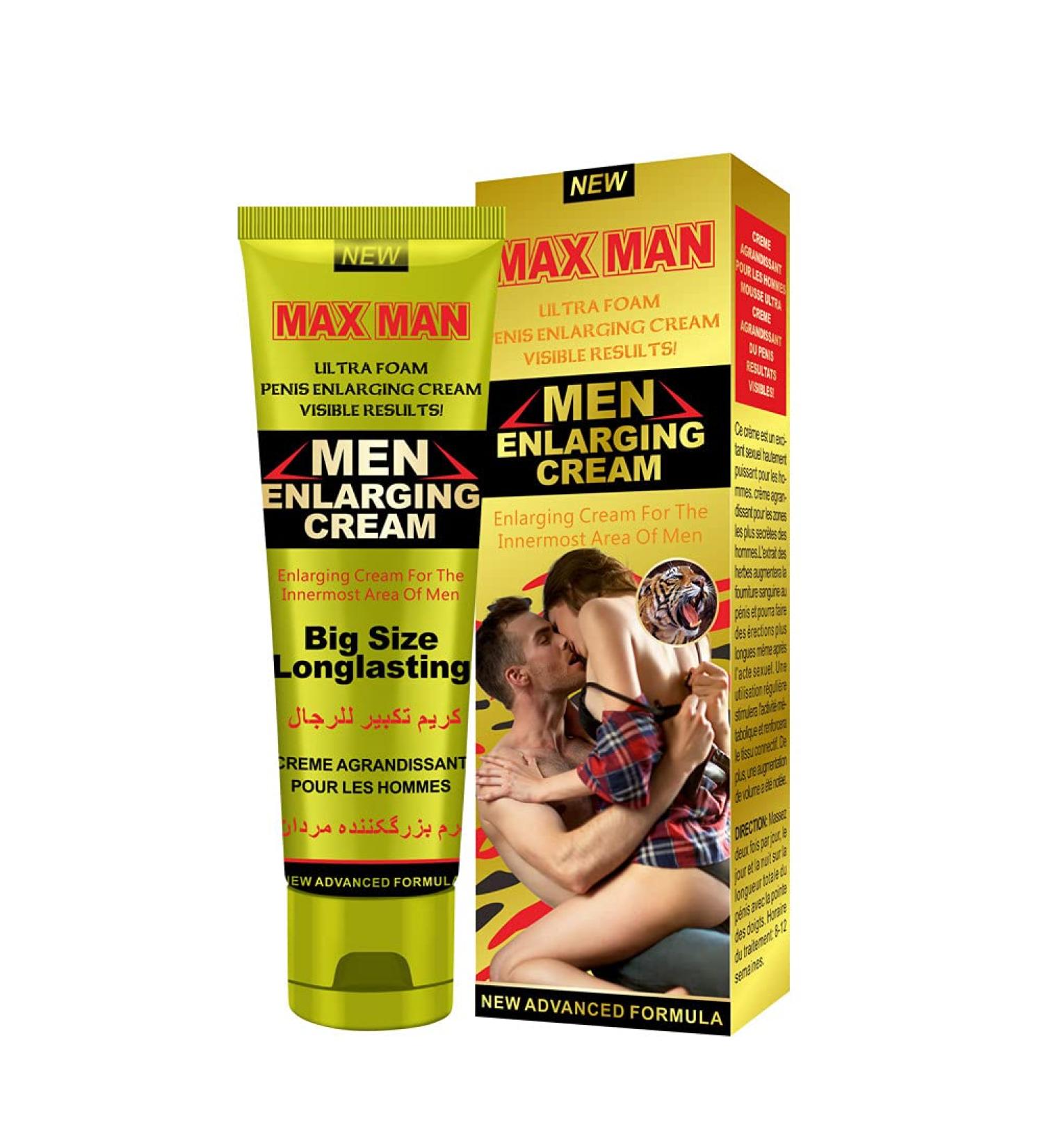 Men s Massage Cream for Enhanced Performance - Longer Thicker Stronger | 50g Yellow | International Shipping Available - Buy Online on GoSupps.com