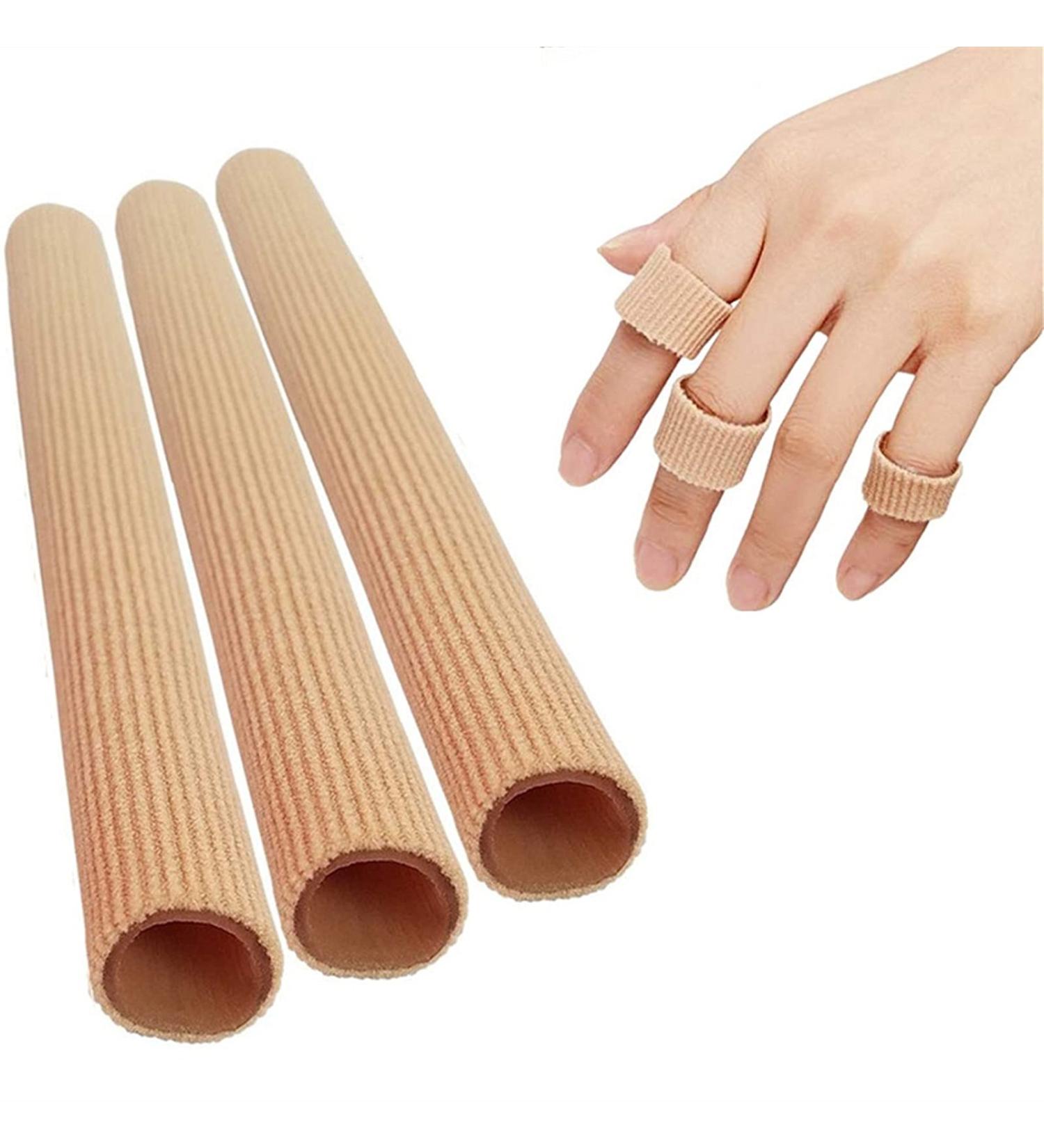 3x Toe Protection Pads - Tubular Bandage & Pressure Relief for Fingers - Comfortable Toe & Finger Bandages for Ultimate Safety - Buy Online on GoSupps.com
