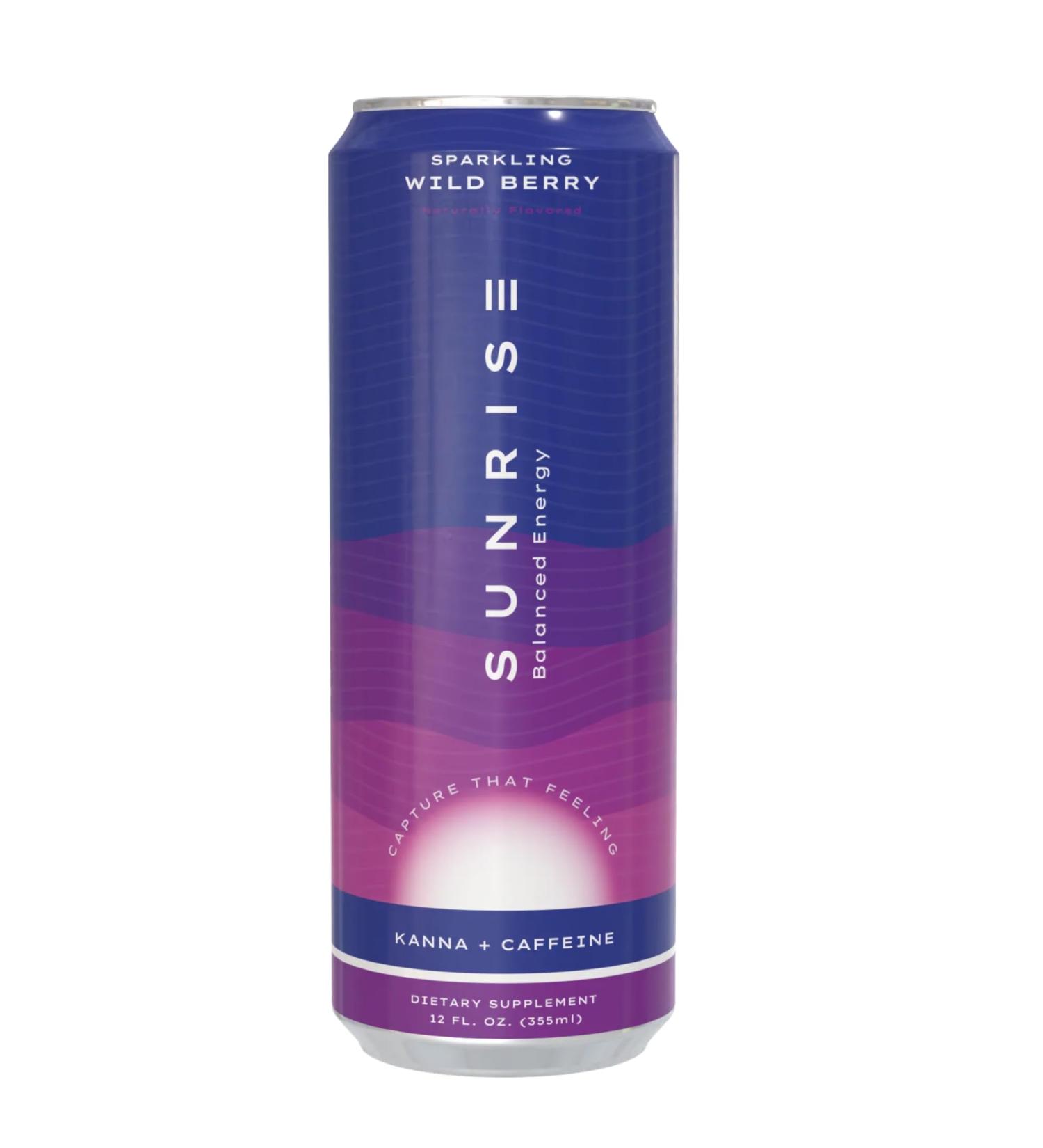 Kanna Extract Energy Drink | Kanna L-Theanine Ashwaganda Blend To Uplift Mood Calm & Focus | 100 mg Organic Caffeine | 28 Cal No Artificial Sweeteners 12 oz (Wild Berry- 4 Pack) - Buy Online on GoSupps.com