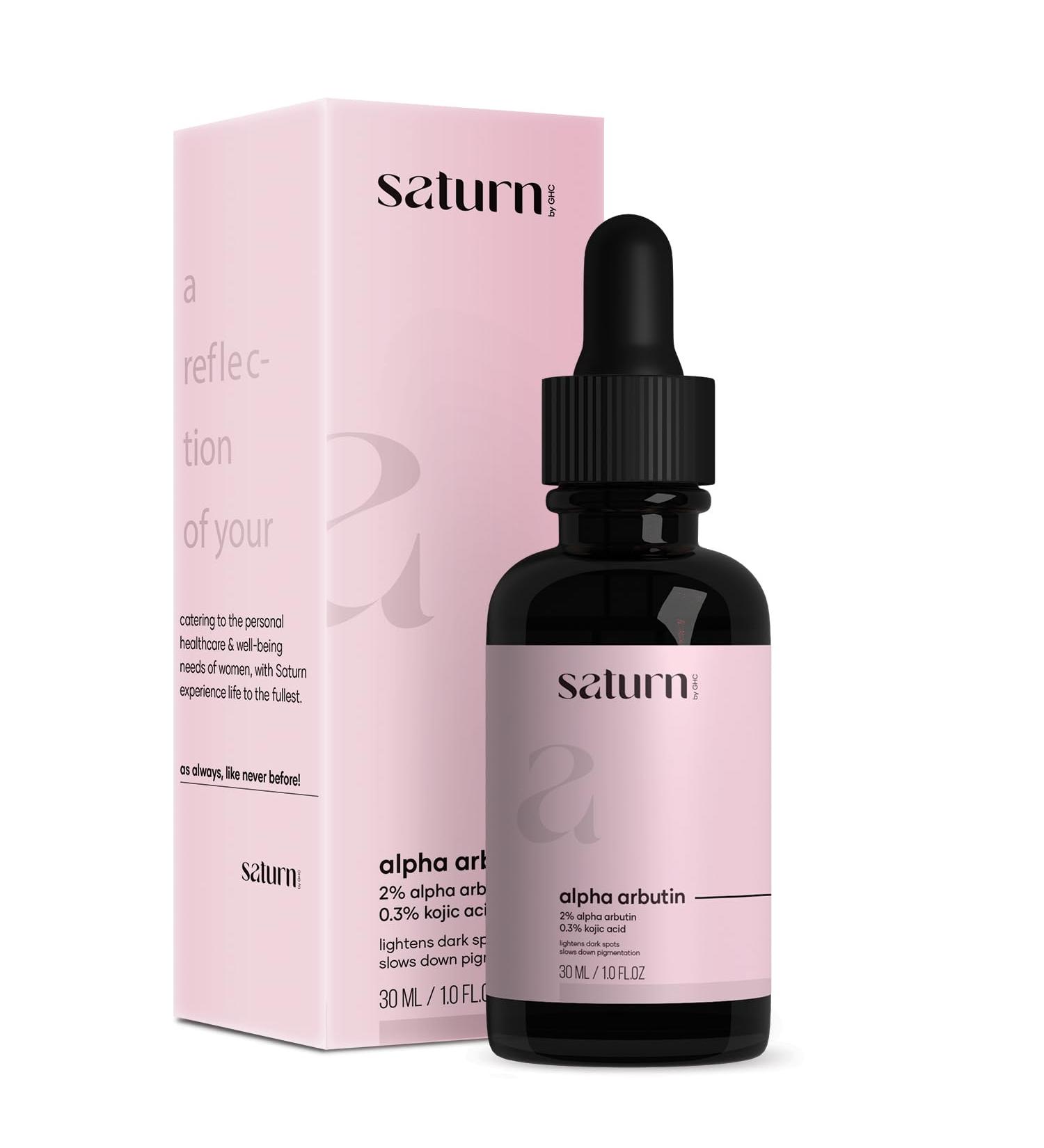Saturn by GHC Face Serum For Pigmentation & Dark Spots & Tan Remover | Chemical Free 30 Ml - Buy Online on GoSupps.com