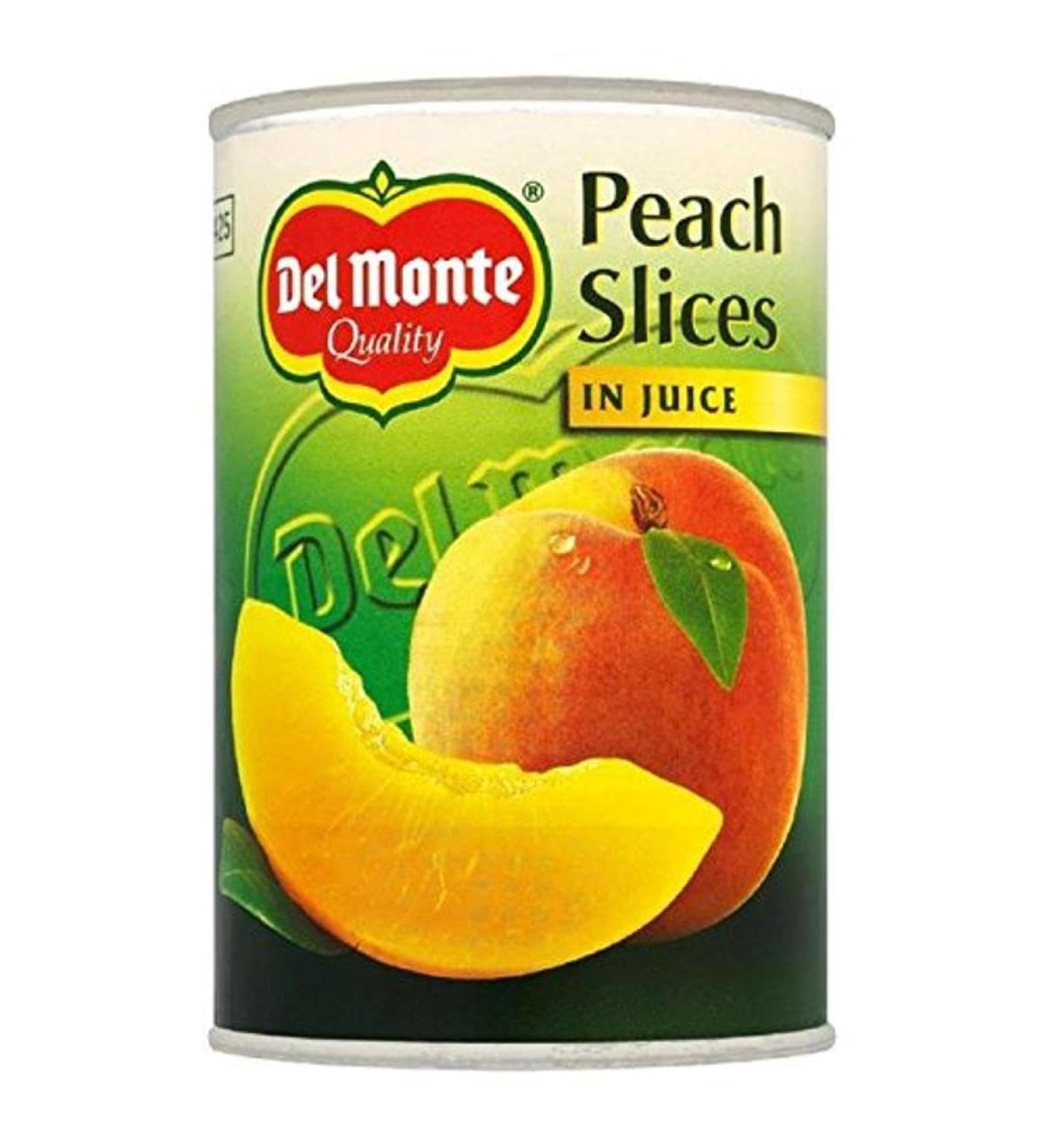 Del Monte Peach Slices In Juice 415g White - Buy Online on GoSupps.com