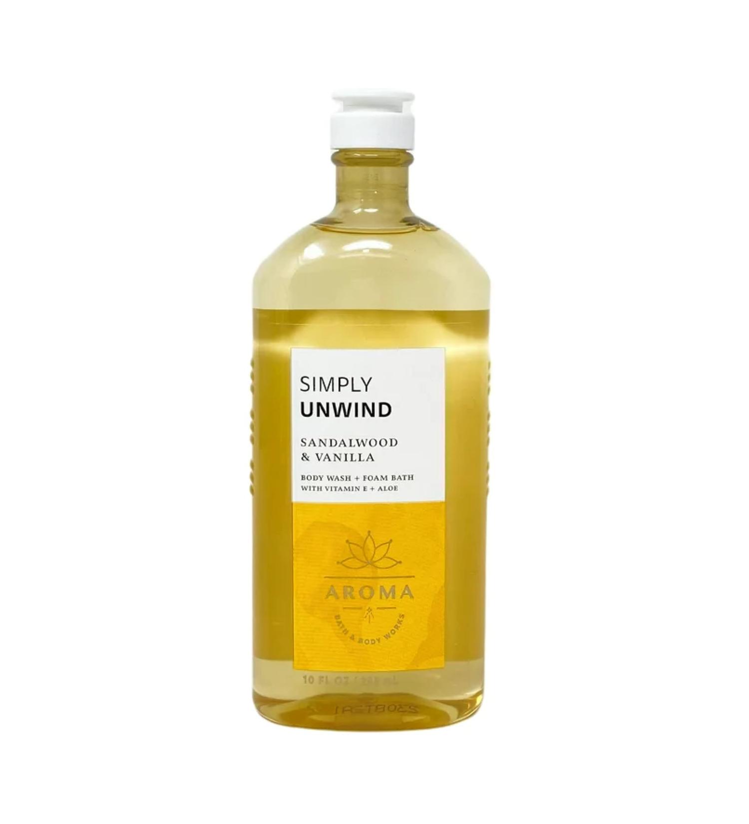 Bath & Body Works Vitamin E and Aloe Shower Gel 10oz Each (Sandalwood Vanilla)