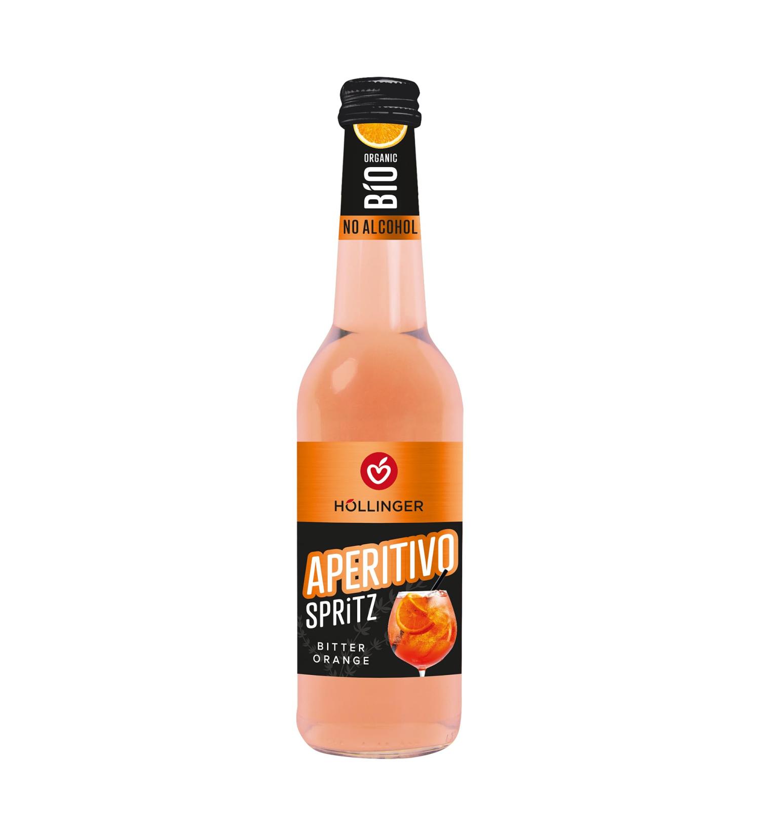 H llinger Aperitivo Spritz Bio Sans Alcool Jus de Orange Am re Bouteilles en Verre 12 x 330ml - Buy Online on GoSupps.com