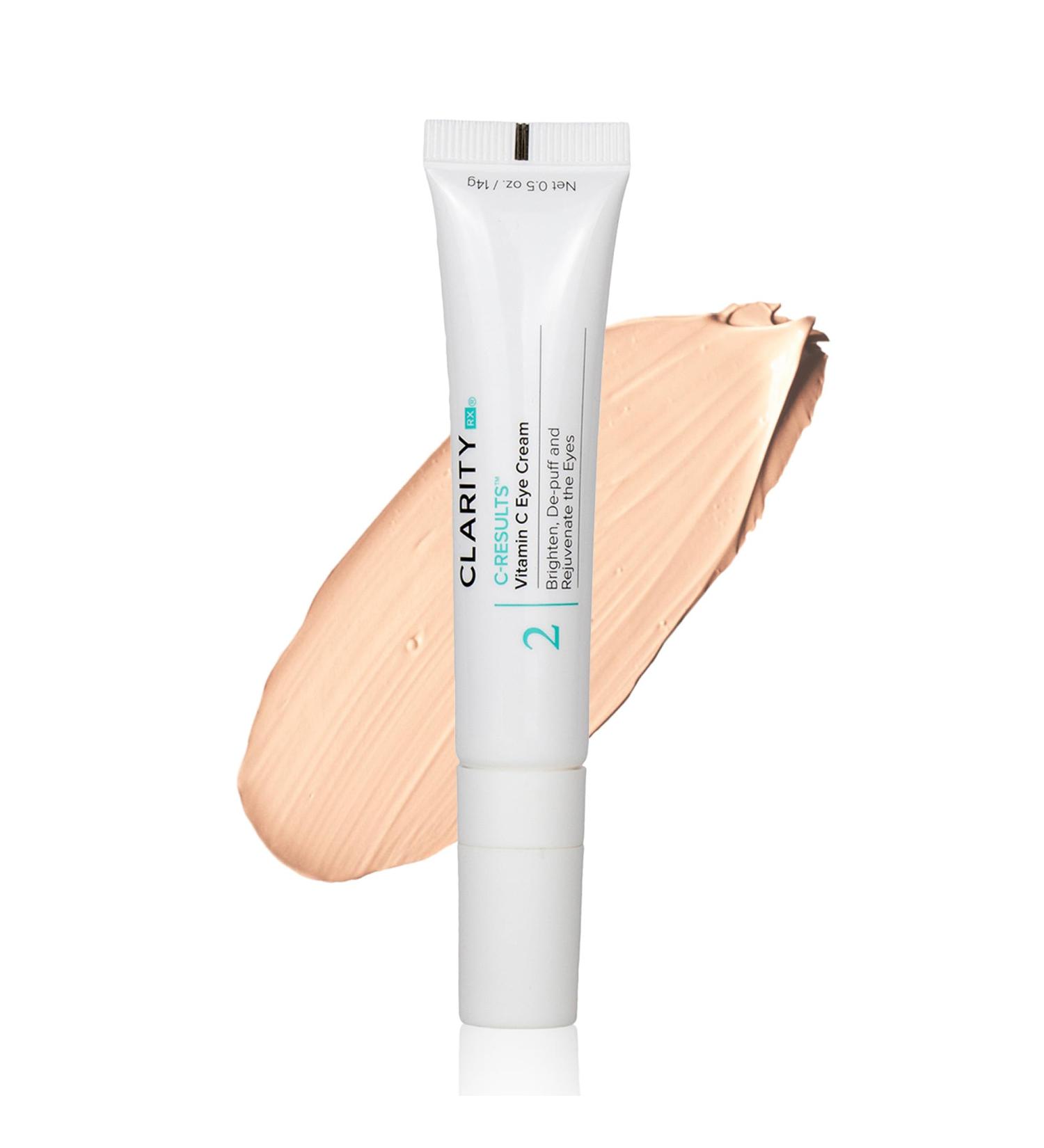 Buy ClarityRx C-Results Vitamin C Eye Cream | Reduce Dark Circles Puffiness & Wrinkles - 0.5 oz - Buy Online on GoSupps.com