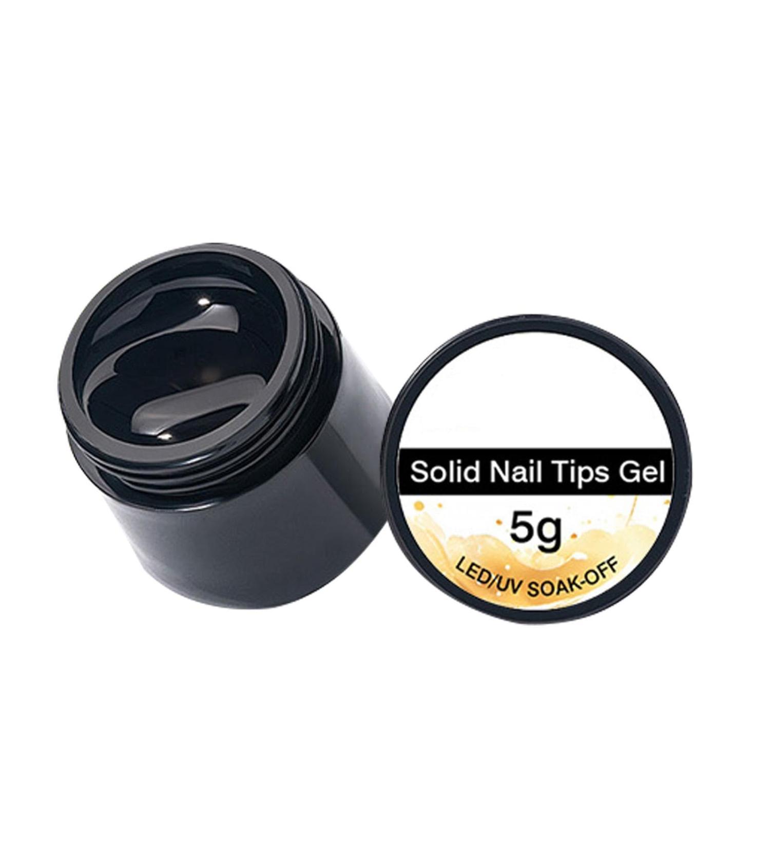 Professional Nail Glue UV Nail Glue Solid Nail Glue Strong Nail Gel Clear Nail Adhesive Long Lasting Nail Gel Nail Tips Adhesive Transparent Nail Glue for Wife Girlfriend Families Friends - Buy Online on GoSupps.com