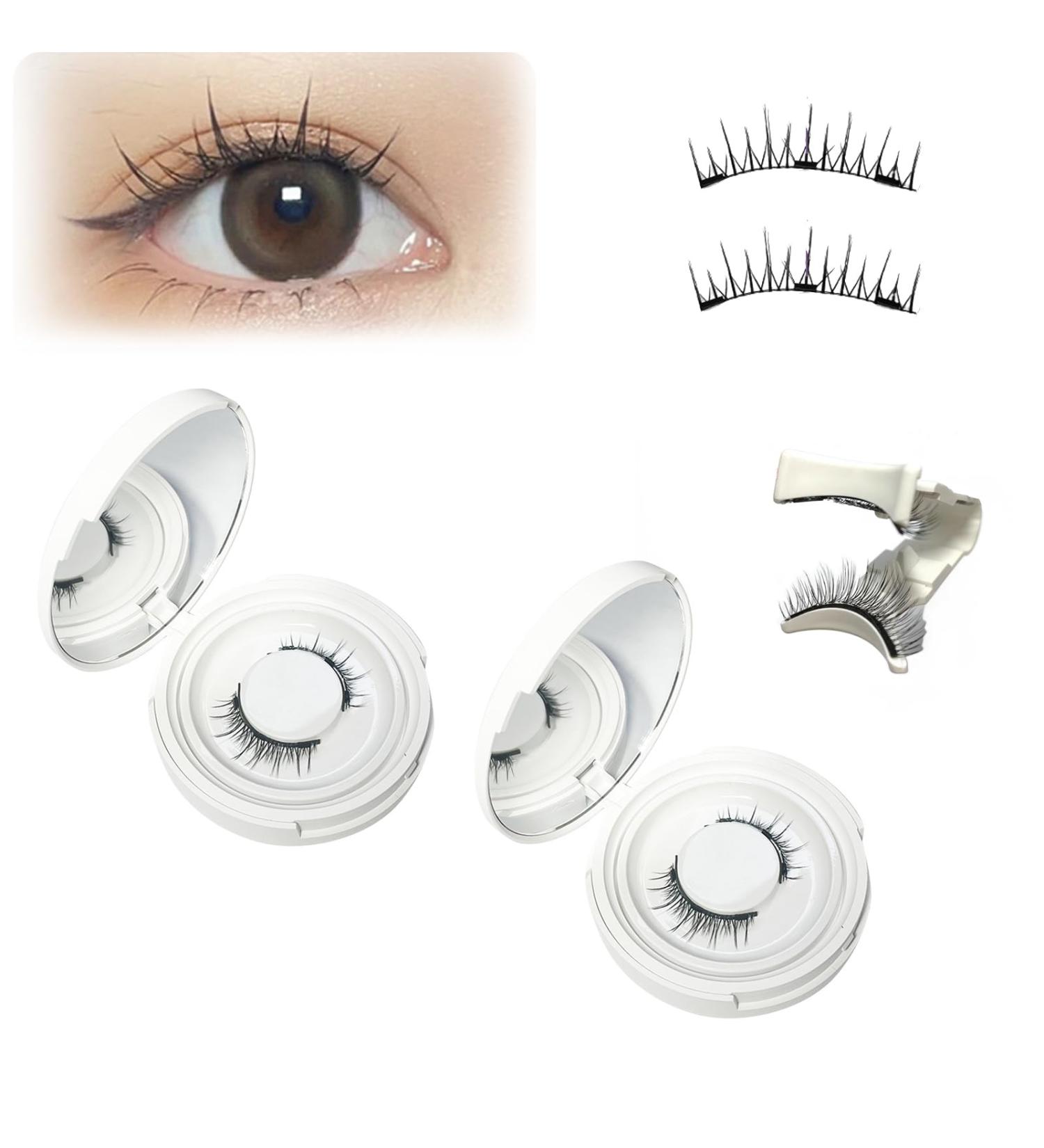 Siare Magnetic Lashes Dalarey Magnetic Lashes Magnetic Eyelashes with Applicator Dolcelove Magnetic Lashes Magnetic Eyelashes Natural Look Reusable Magnetic Glue-Free Fluffy Lashes (03 * 2) 03*2 - Buy Online on GoSupps.com