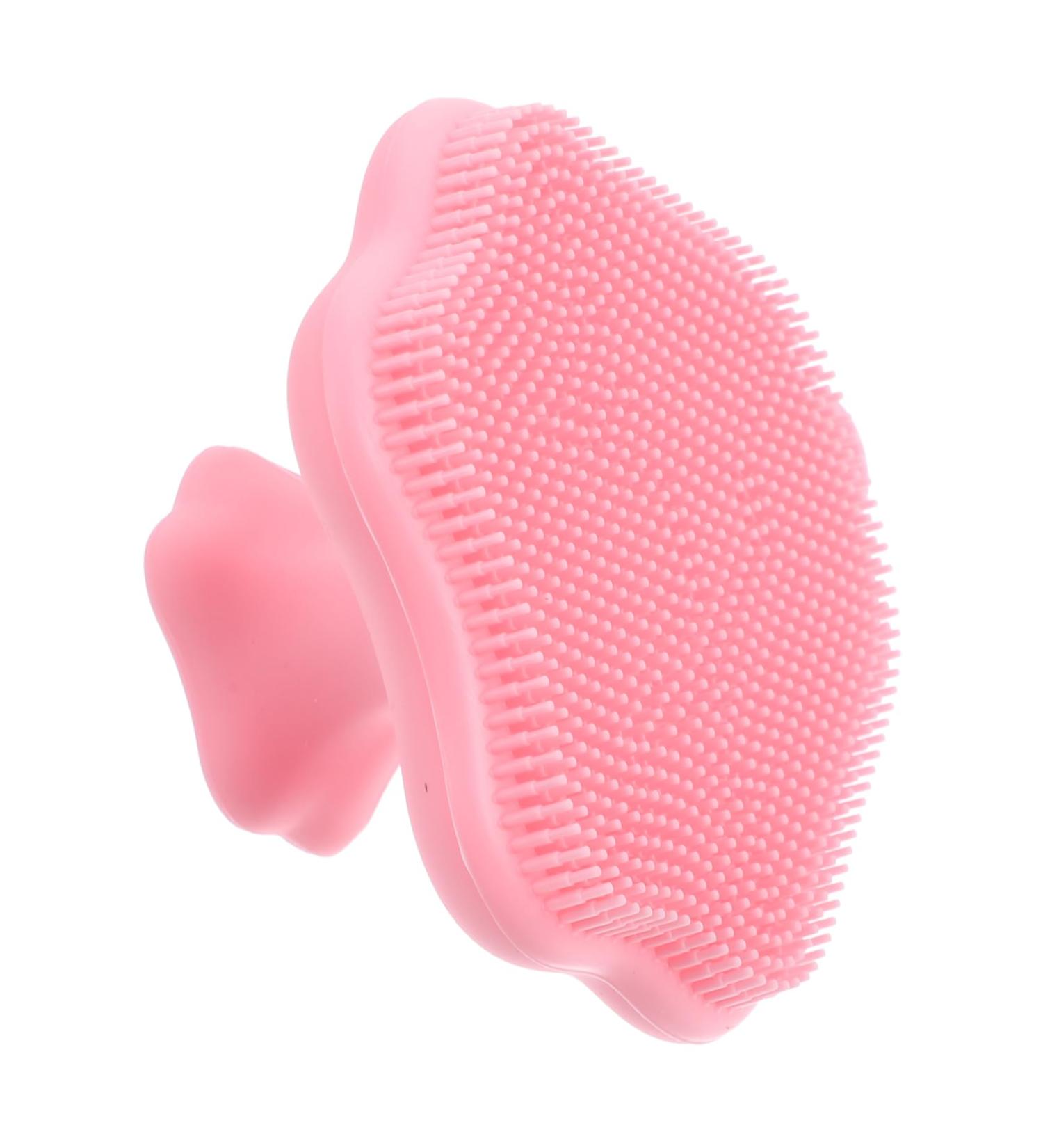 Housoutil Silicone Cleansing Brush Facial Cleansing Brush for Blackhead Facial Scrubber Face Washers Face Scrub Facial Cleansing Brush Exfoliator Manual Silica Gel Pink Cleanser 7.5x7.4cm Pink - Buy Online on GoSupps.com