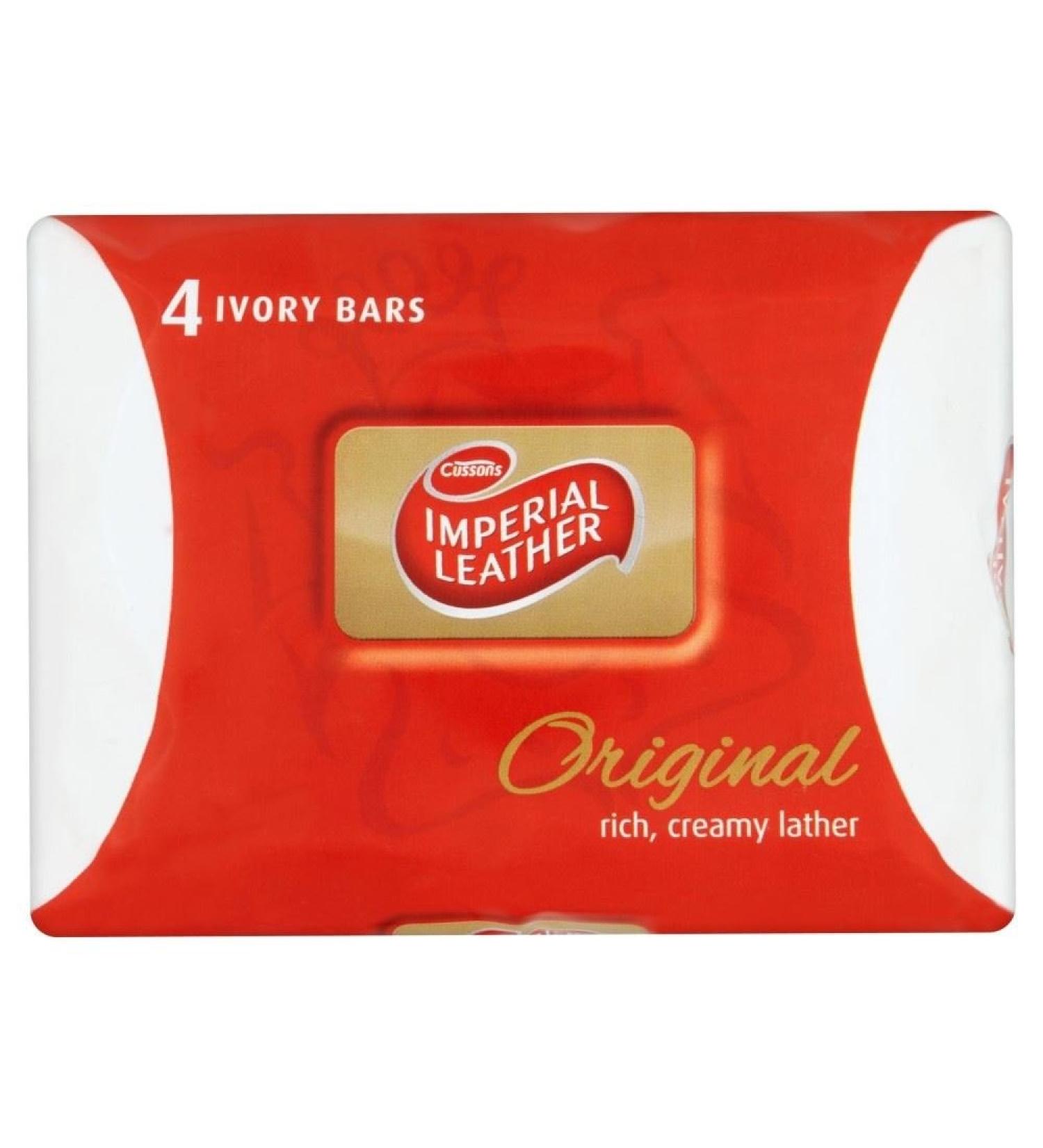 Imperial Leather Original Soap (4x100g) Lemon 100 g (Pack of 4)