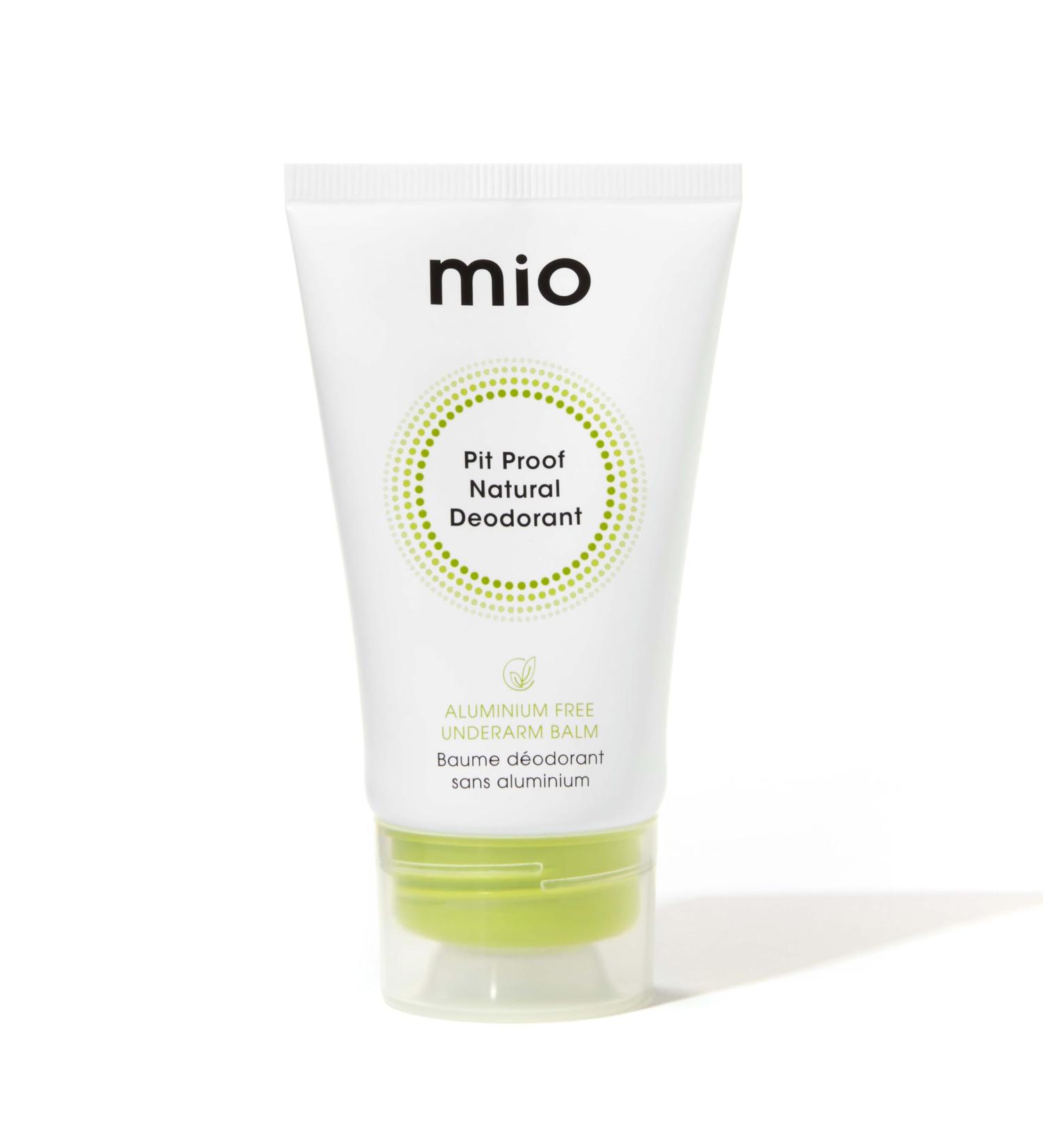 Mio Pit Proof Natural Deodorant 2.5 fl oz | Refreshing Eucalyptus | Nourishing & Natural Underarm Balm | Plant-based - Buy Online on GoSupps.com
