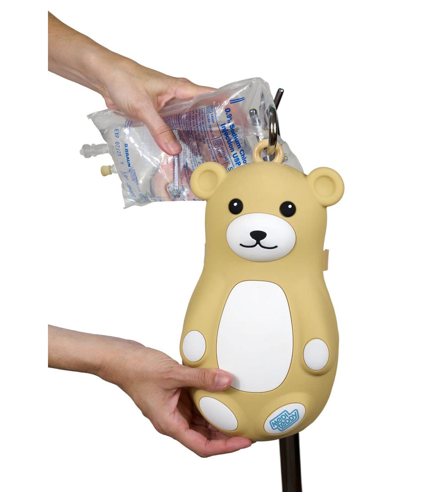 Medi Teddy I.V Bag Cover - Keep Your Child Comfortable During Treatment - Buy Online on GoSupps.com