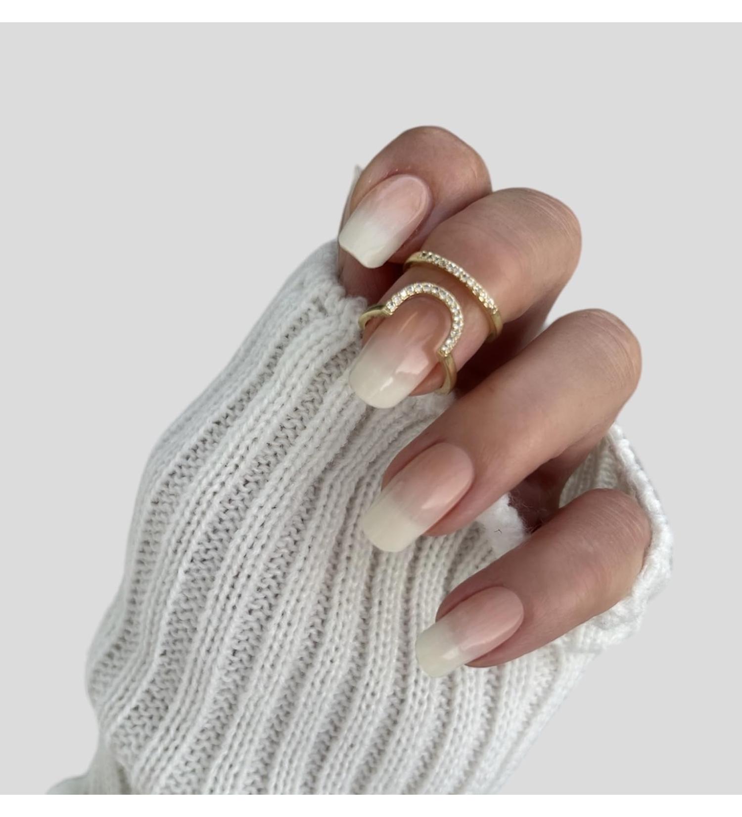 Zaubern gel4Home: UV Nail Foils & Semi-Cured Gel Wraps - Babyboomer Nude for Stunning Home Manicures - Buy Online on GoSupps.com