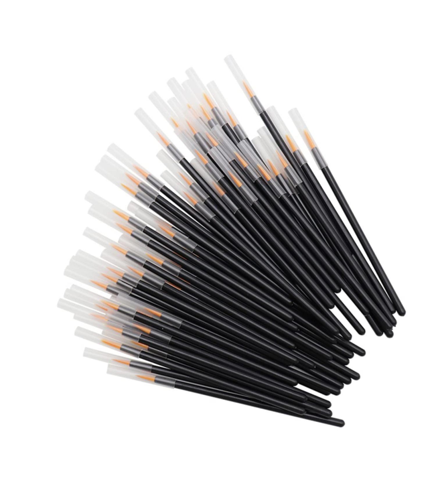 Baluue 50pcs Liner Brush for Eyes Eye Liner Tools Black Eyeliner Brush Applicator Eye Liner Wands - Buy Online on GoSupps.com