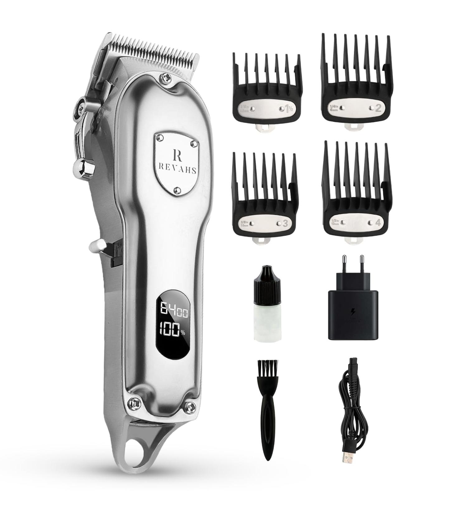 Revahs Professional Hair Clipper & Beard Trimmer for Men - Best Hair Cutting Device for Professionals | International Shipping Available - Buy Online on GoSupps.com