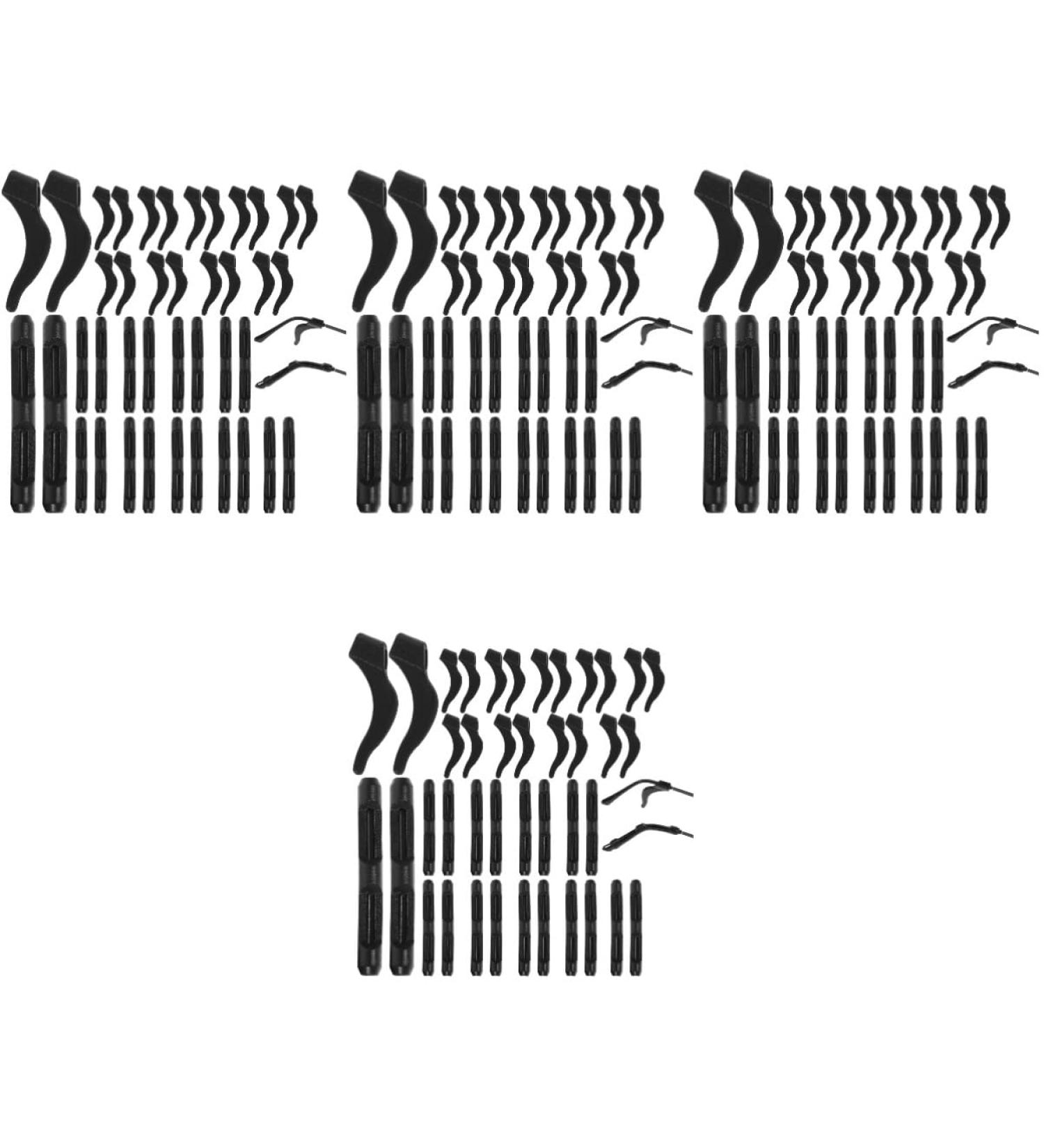 Buy Healeved 80 Pairs Anti-Slip Glasses Holder | Nerd Wax & Silica Gel Temple Hooks for Kids | Non-Slip Ear Straps for Glasses - Buy Online on GoSupps.com