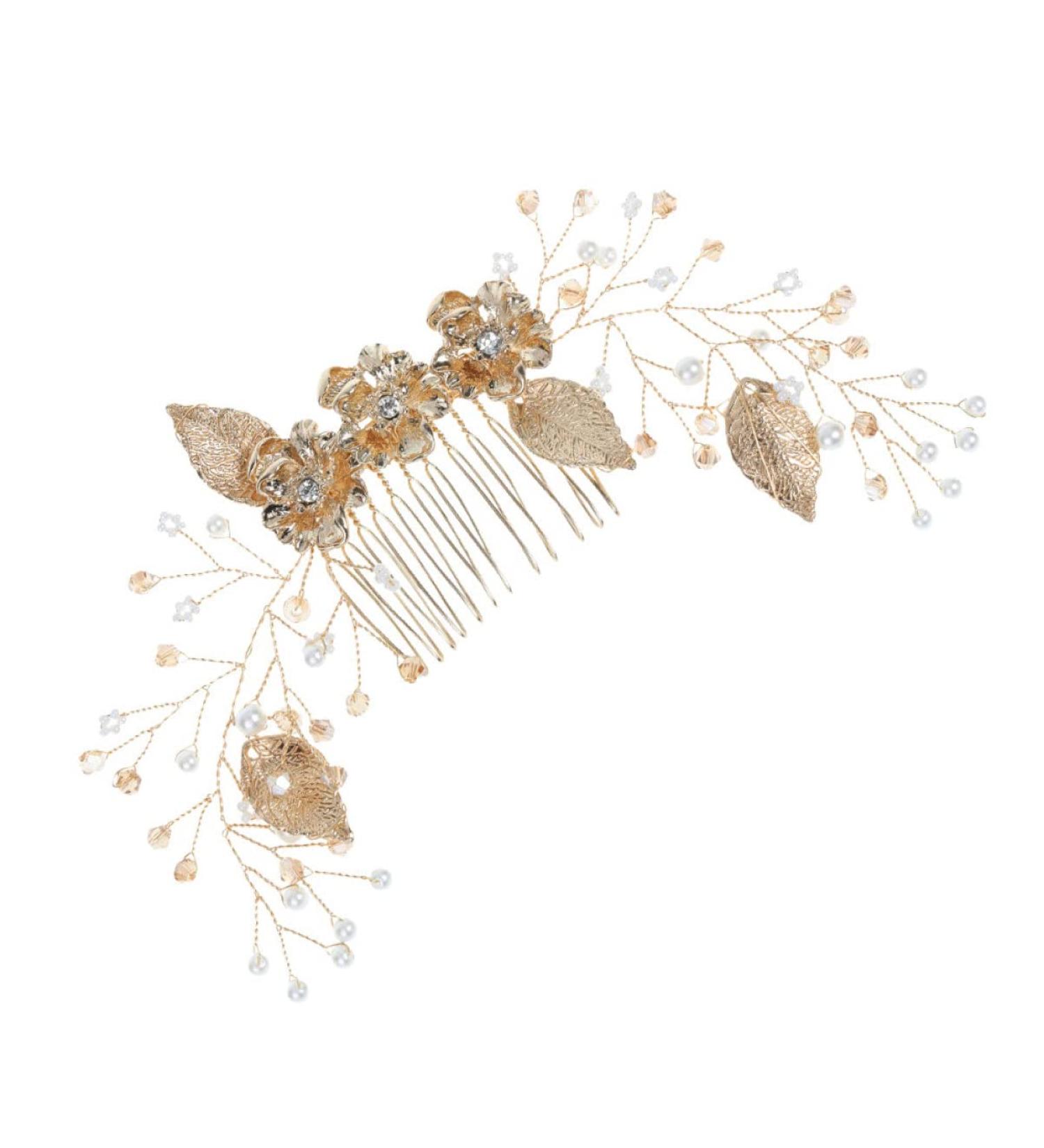 Beaupretty Metal Hair Claw Clips Wedding Bride Headwear barrettes for women bridal hairpin womens clips accessory for women Bridal Accessory Metal Zinc alloy bridesmaid issue - Buy Online on GoSupps.com