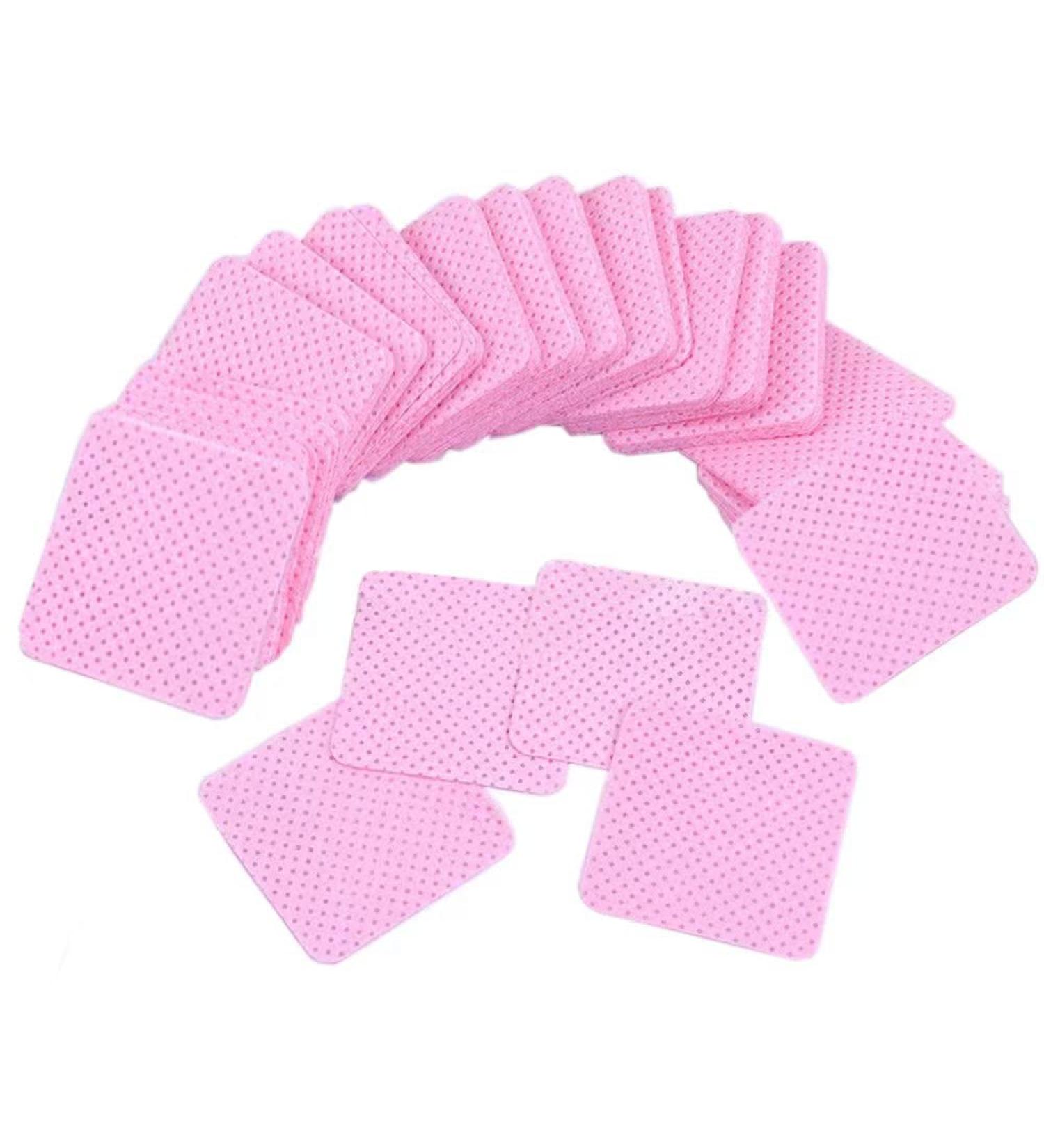 1000 Pcs Lint Free Nail Wipes for Gel Polish Removal and Cleaning - Soft Glue Cleaning Pads for Nail Polish and Eyelash Extension - Pink - Buy Online on GoSupps.com