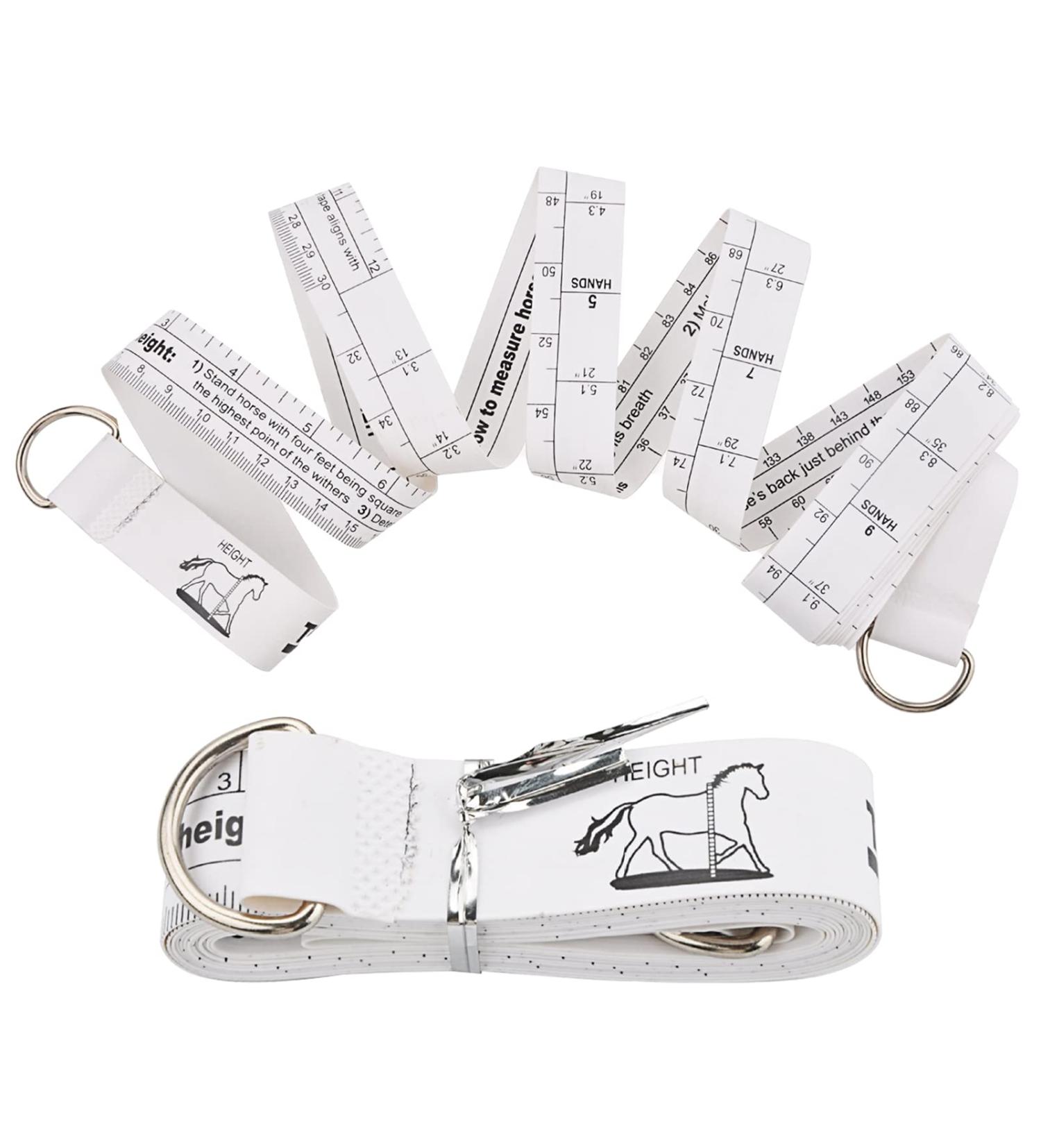 Jetisva 2.5M 98.4 Inch Horse Weight Tape Measure Long Precisio Horse Weight Measuring Tape Portable Horse Height Bust Body Measurement White Horse Measuring Stick forÂ Equine Farm Animals Cow Goat - Buy Online on GoSupps.com