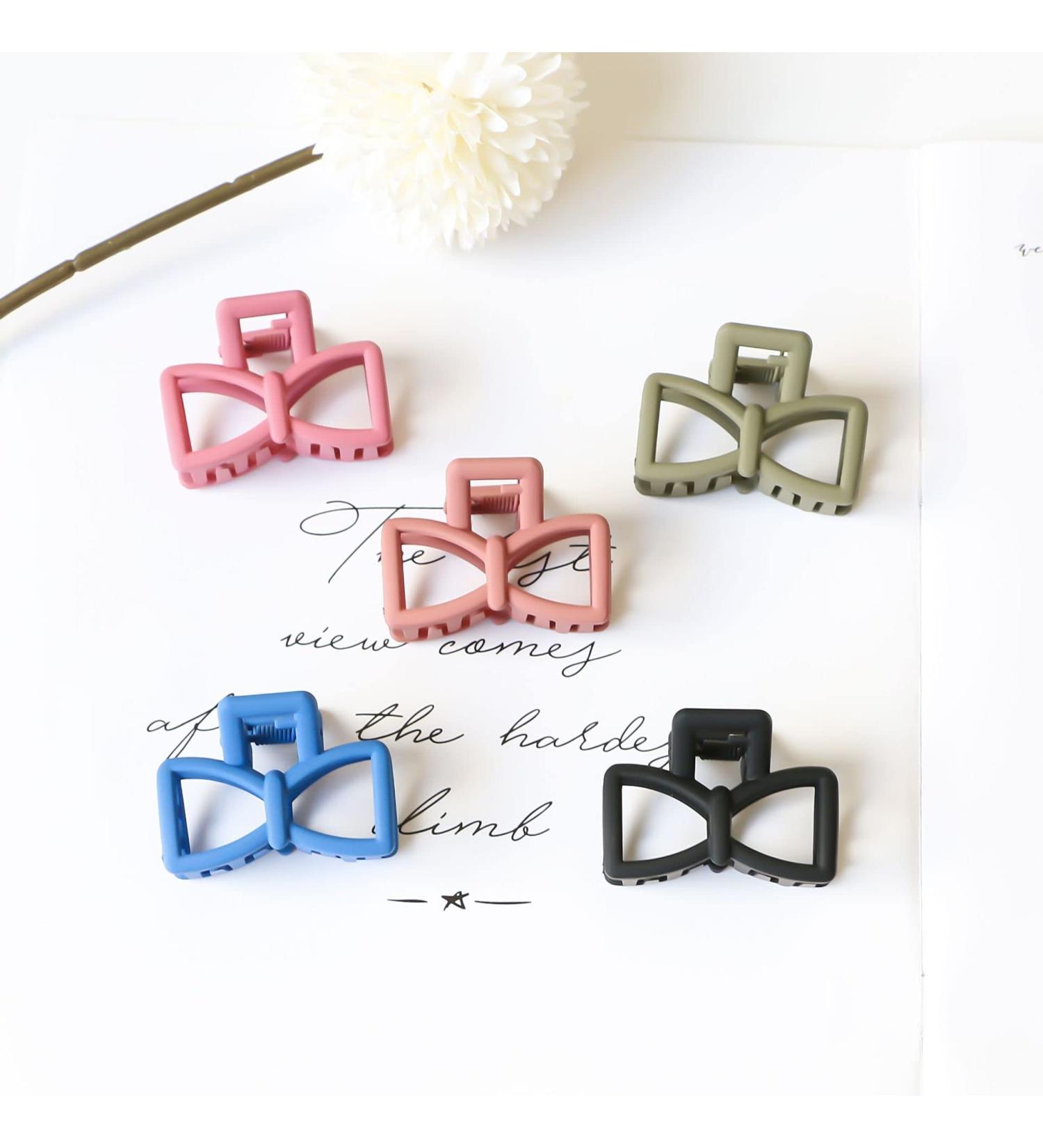 5 PCS Medium Claw Hair Clips for Women Girls 2" Matte Hollow Out Rectangle Small Hair Claw Clips Hair Jaw Clips Nonslip Clips L13-multicolor 5PCS 5PCS L13-multicolor - Buy Online on GoSupps.com