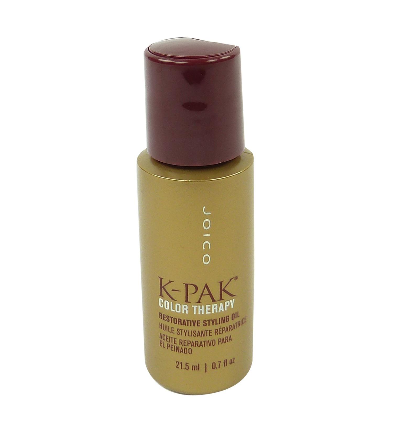 Joico K-Pak Color Therapy Restorative Styling Oil 21.5ml - Nourish & Protect Color-Treated Hair | International Shipping Available - Buy Online on GoSupps.com