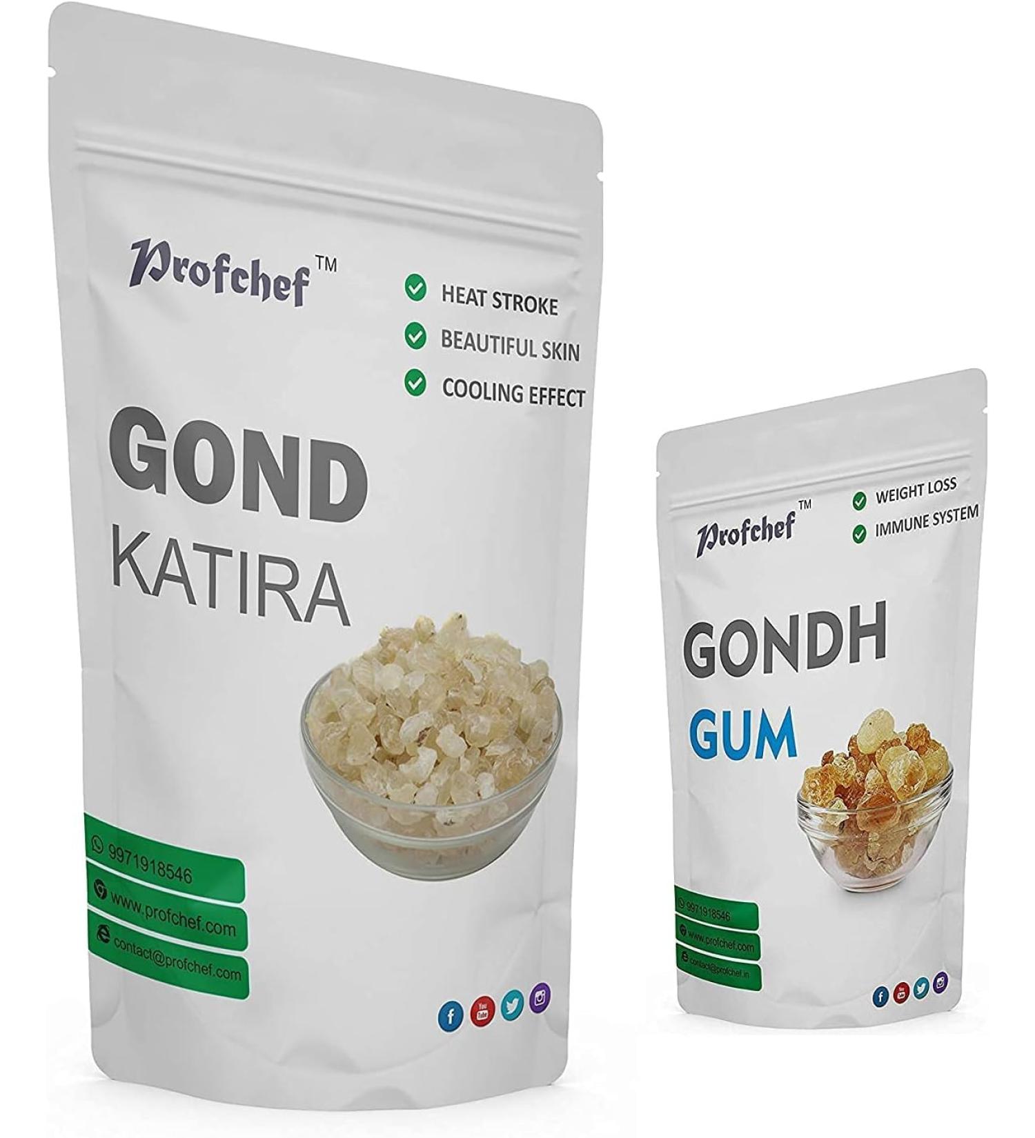 NIGHT Gond Katira + Gondh for Laddu 100g Each