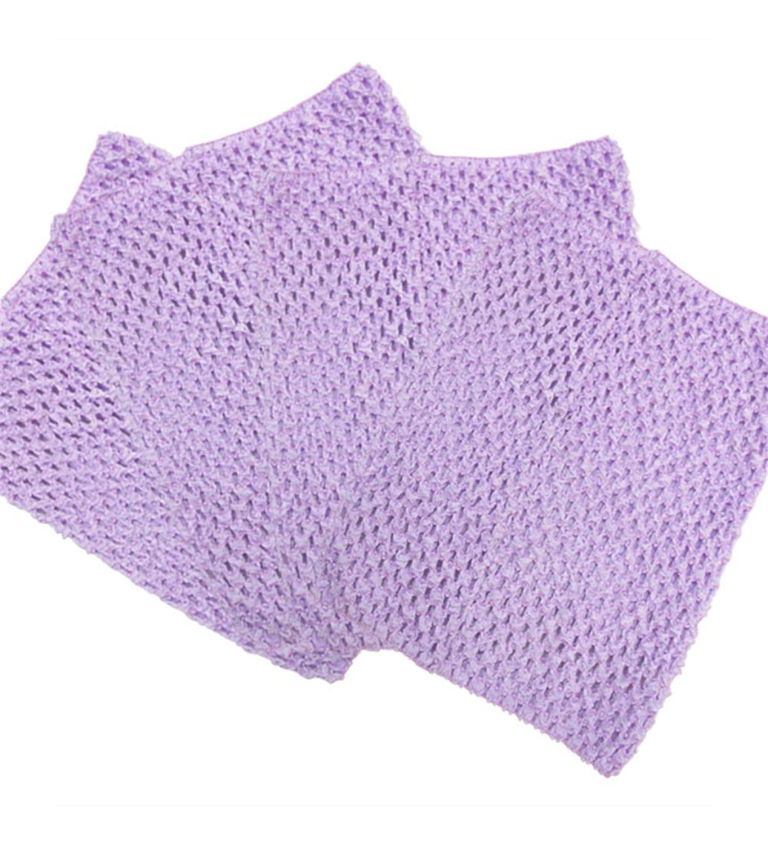 4pcs Crochet Tube Top Tutu Dress Set for Baby Girls - Lavender 18x22cm - Buy Online on GoSupps.com