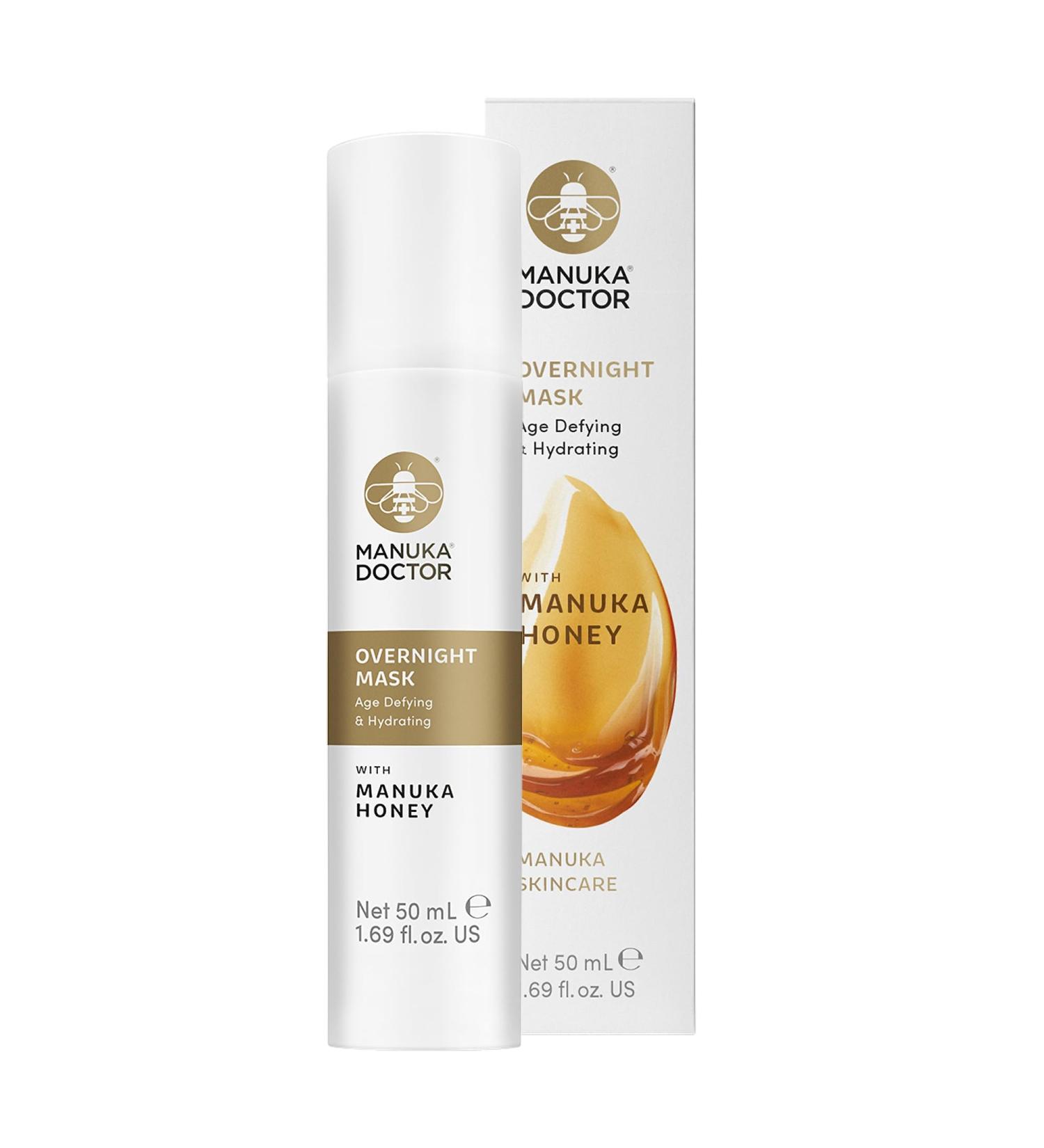 Manuka Doctor Overnight Mask - Age Defying Hydrating Gel with Manuka Honey & Lavender - Boost Skin's Glow (1.69 Fl Oz - Buy Online on GoSupps.com