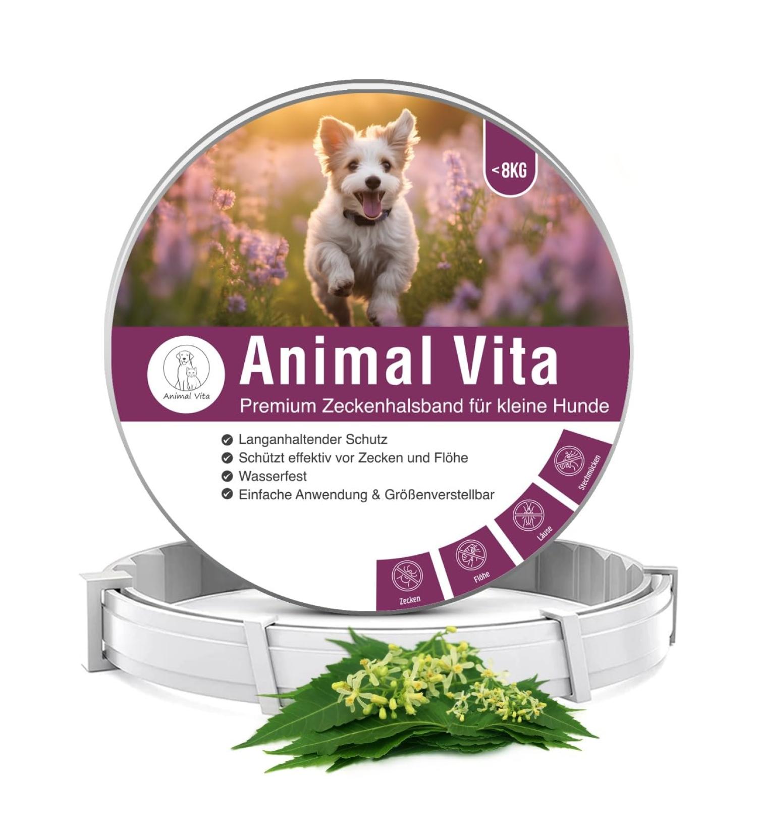 Animal Vita Premium Teck Neck Band for Small Dogs - Waterproof Size Adjustable 8 Months Tick Protection - Buy Online on GoSupps.com