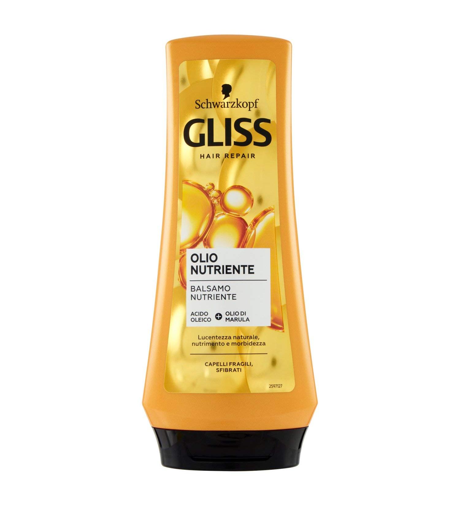  Schwarzkopf Schwarzkopf Gliss Nourishing Balsamo Oil 200ml - Buy Online on GoSupps.com