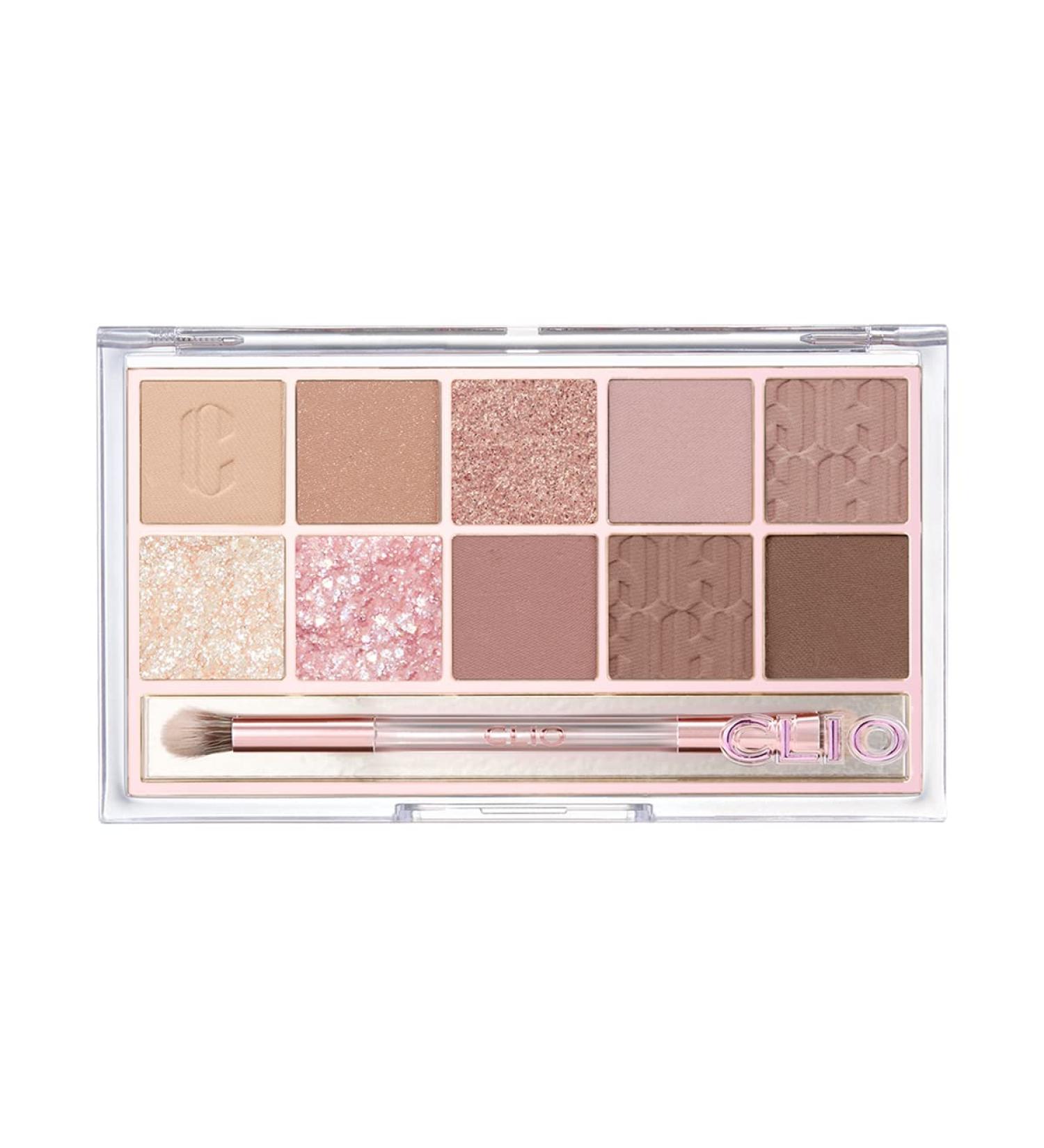 CLIO Pro Eye Shadow Palette - Picnic by the Sunset | Matte, Shimmer, Glitter, Long-Wearing - Buy Online on GoSupps.com