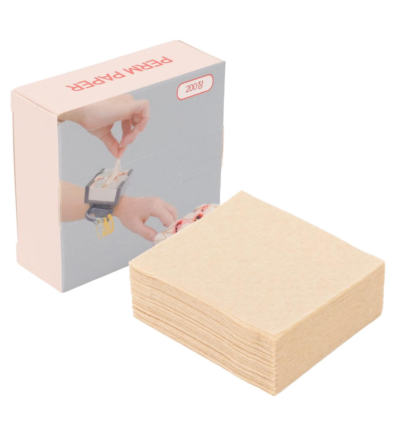 200 Sheet Hair Perm Paper Perm End Wrap Perm Paper Wrap Disposable Ultrathin Hairdressing Styling Curling Breathable Perming End Wraps - Buy Online on GoSupps.com