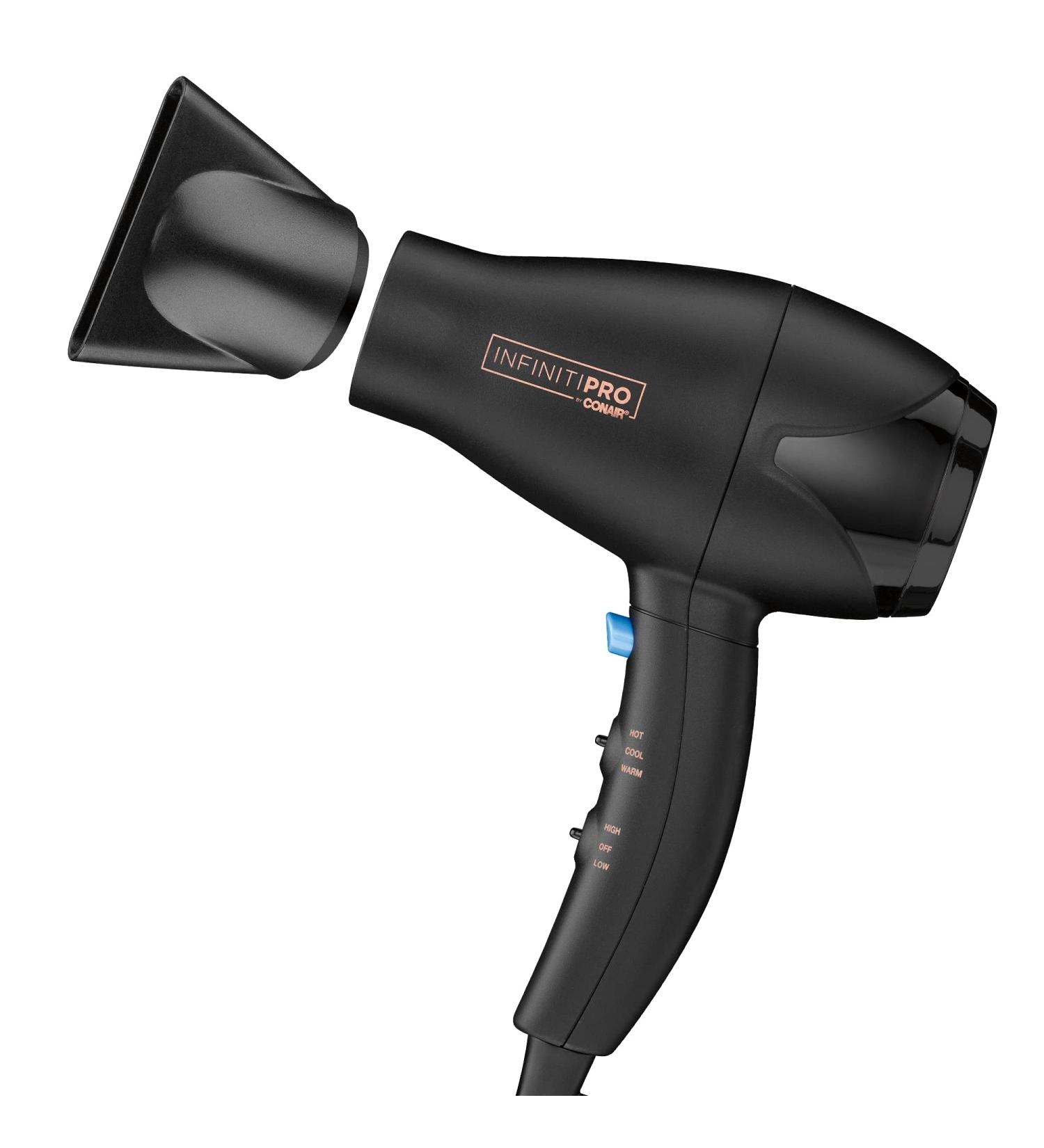 INFINITIPRO BY CONAIR Mighty Mini Compact Lightweight Professional Hair Dryer - Black - Travel Size - Buy Online on GoSupps.com