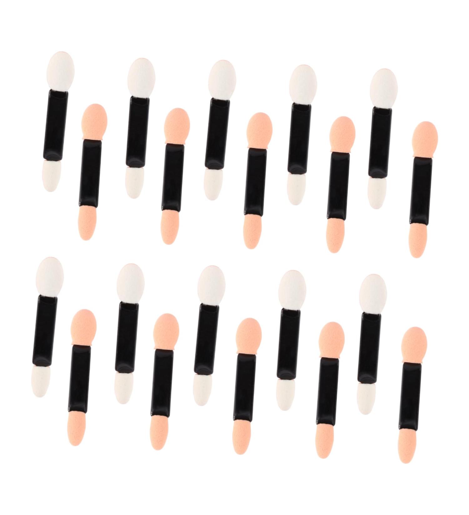 Hemoton 60 Pcs Eyeshadow Brush Kit Professional Double- End Eyeshadow Brushes Eye Shadow Sponge Applicator - Buy Online on GoSupps.com