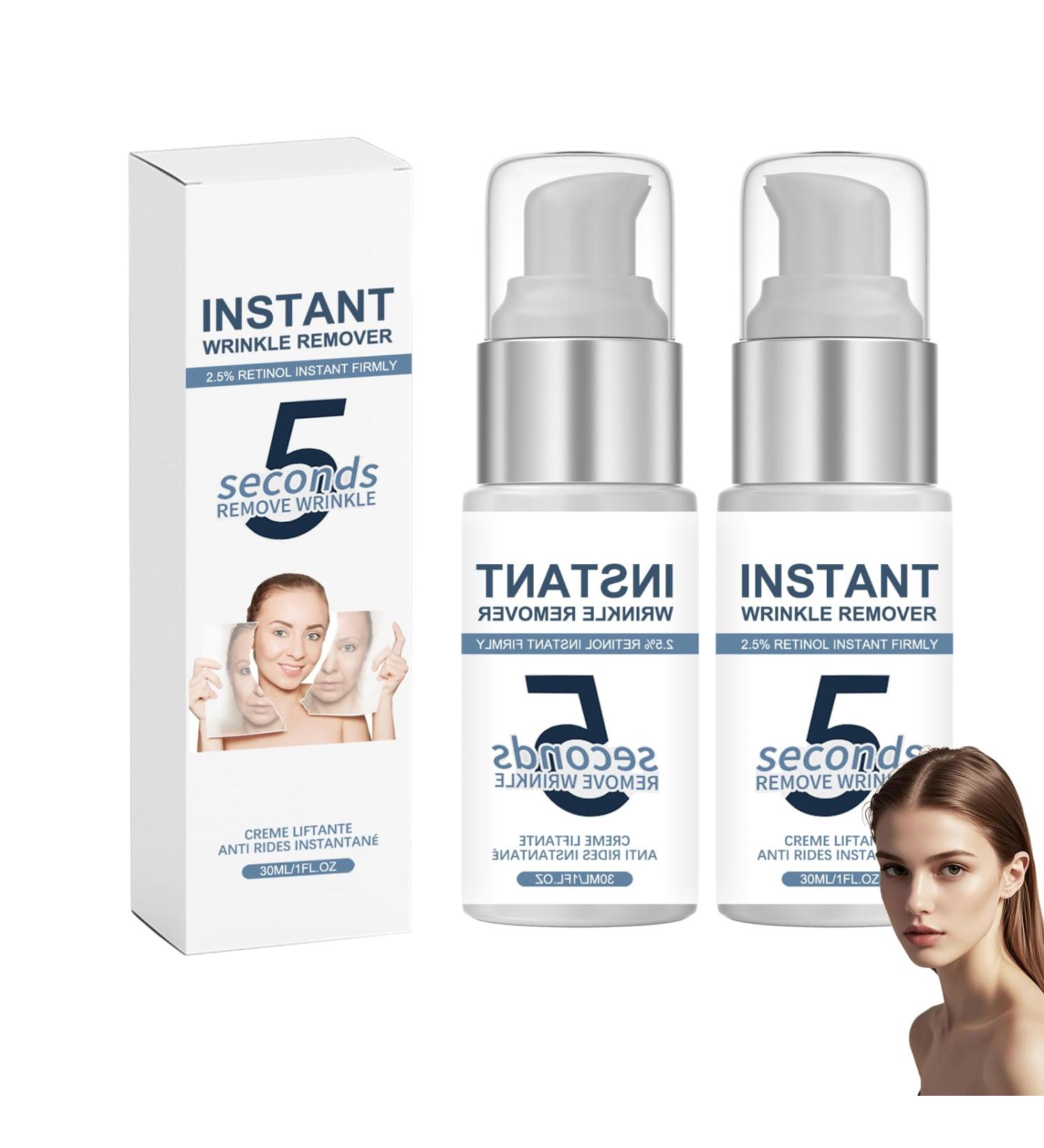 Lot de 2 cr mes lifting instantan es anti-rides 2025 r tino de 2025 hydratant en profondeur claircissement des taches sombres lasticit accrue de la peau essences de lifting anti-rides pour - Buy Online on GoSupps.com