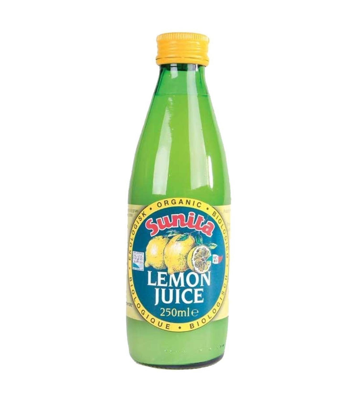 Sunita - Lemon Juice - Organic - 250ml x 12 by Sunita