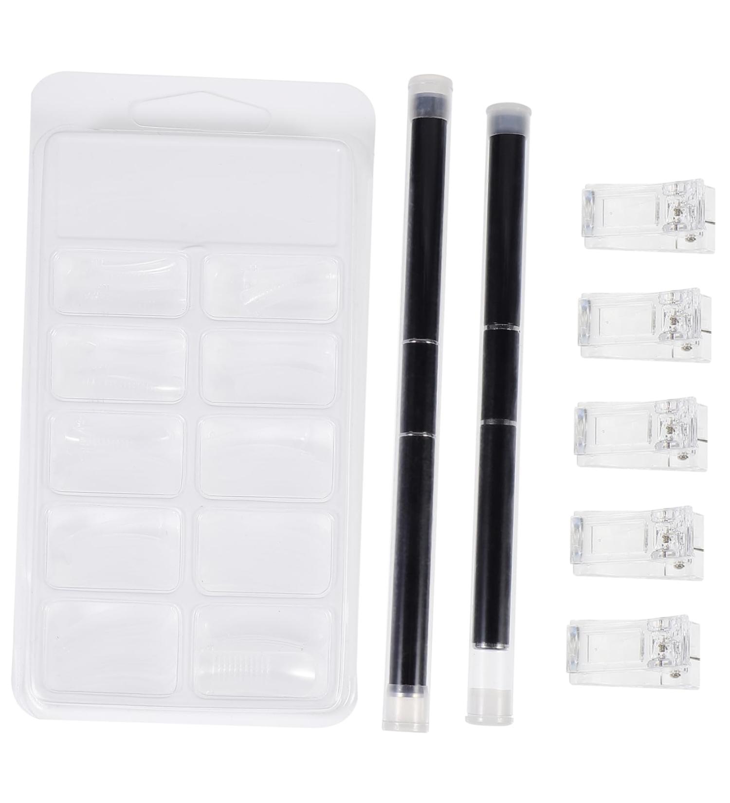 FOMIYES 1 Set Nail Extension Set Finger Extension Brush Poly Nail Clip Nail Accessories Plastic Doll Heads Nail Art Extension Patch Gripedge Tools Nail Clipper Aluminum Alloy Manicure - Buy Online on GoSupps.com