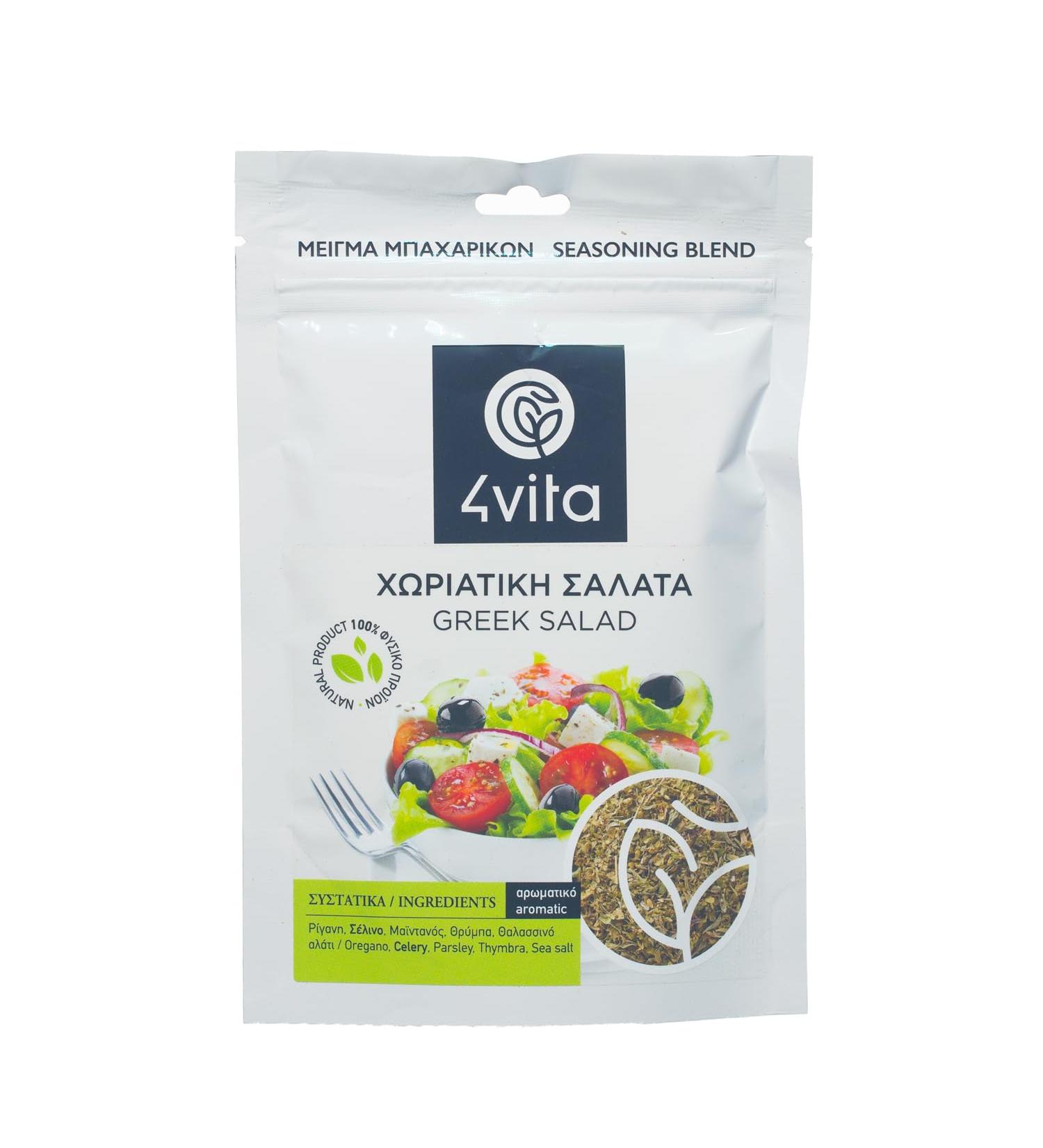 4Vita Greek Salad Seasoning Mix 50g - Buy Online on GoSupps.com