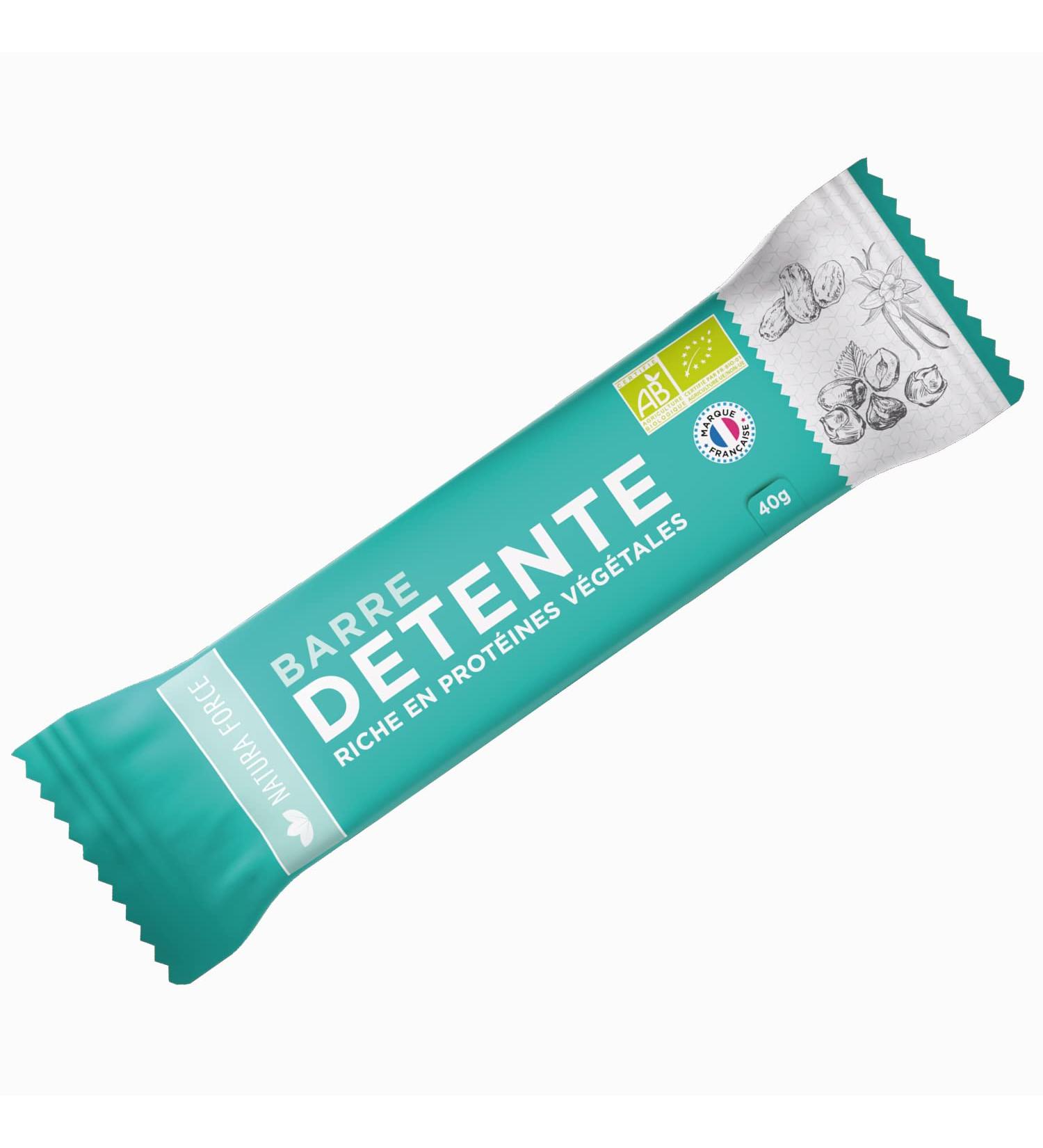 NATURA FORCE - Protein Bar - 40g - Pack of 24 - Rich in fiber and trace elements - 20% protein - Made in France - Buy Online on GoSupps.com