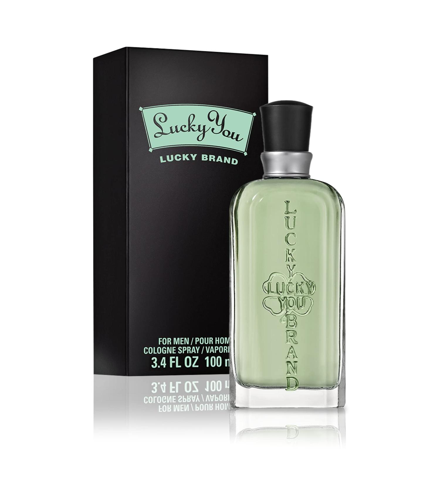 Lucky You Men's Cologne Spray - Day/Night Casual Scent with Bamboo Stem Notes - 3.4 Fl Oz - Buy Online on GoSupps.com